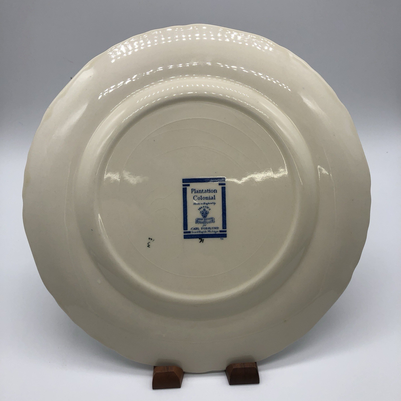 MASON’S Regency Plantation Colonial (5) 10” Dinner Plates England