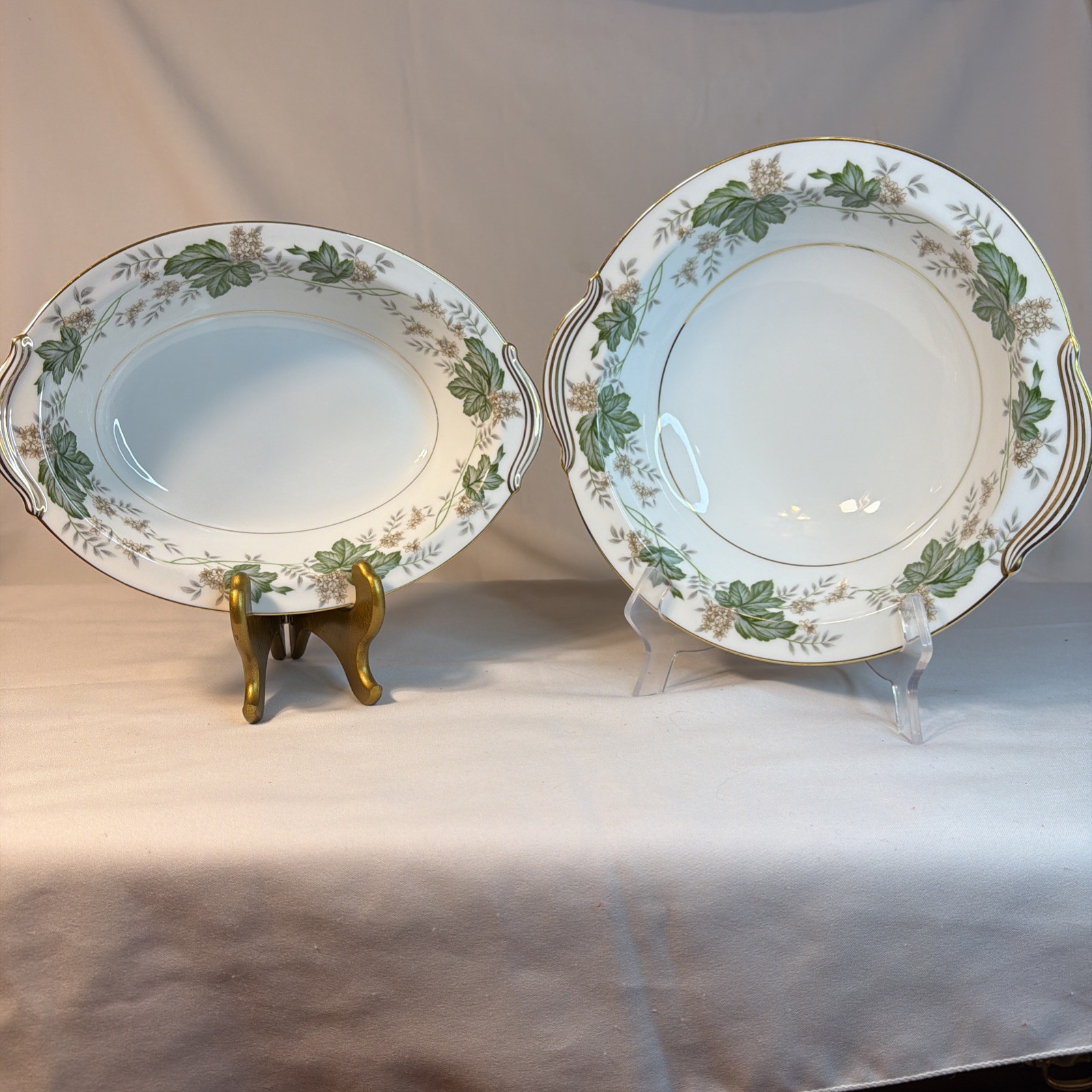Noritake Daphne 5312 Round and Oval Serving Vegetable Bowls Replacement Set