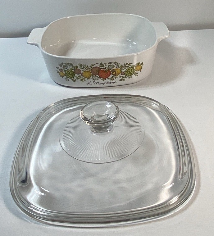 VTG CorningWare Spice of Life A-2-B 2L 2 Qt La Marjolaine Casserole w/ Lid
