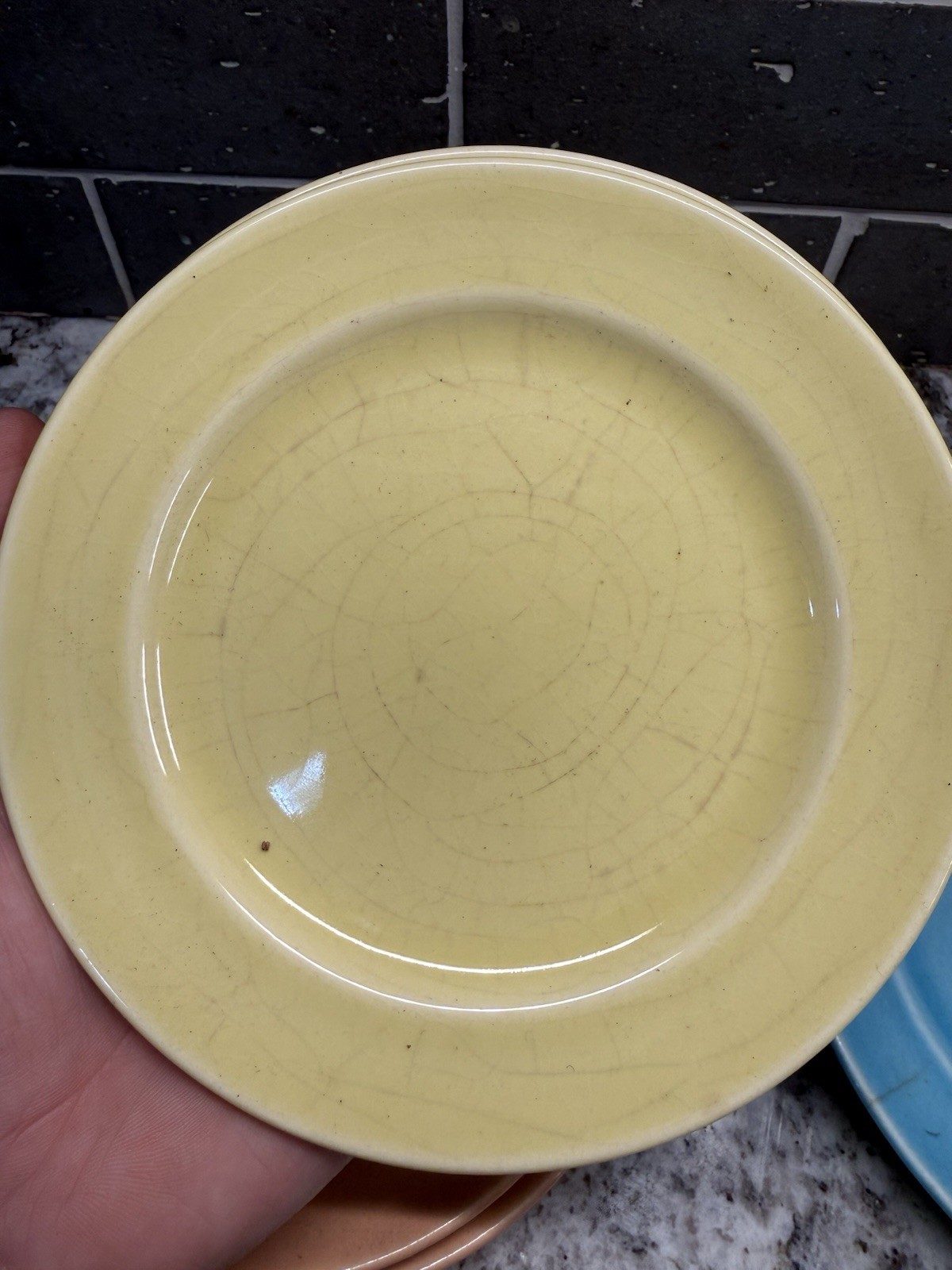Vtg Universal Cambridge Largo Pastel Dishes Mixed Lot MCM Harlequin