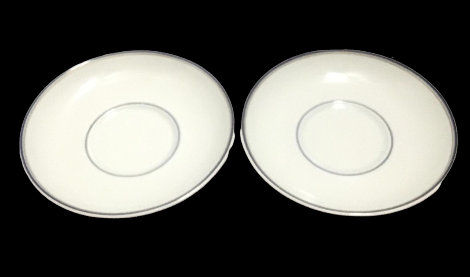 Vintage Limoges France Set 2 Cups and Saucers Santorini Island Chrysalia Hotel