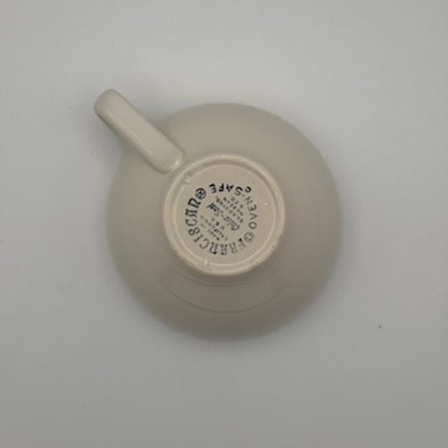 Vintage Franciscan Echo Pattern Single Flat Cup 2 1/8 in