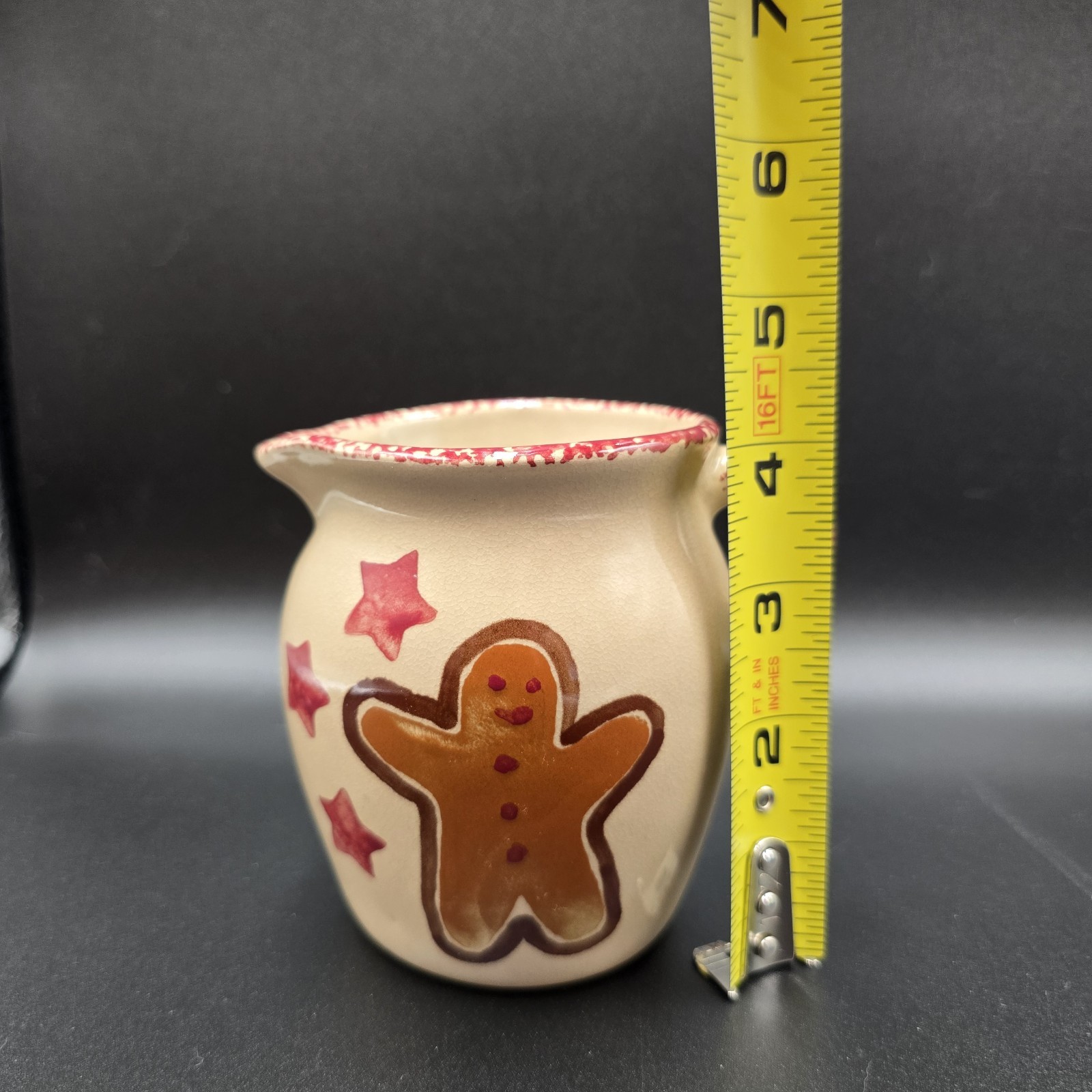 Loomco Gingerbread Creamer 4.25″ Holiday Replacement Pitcher