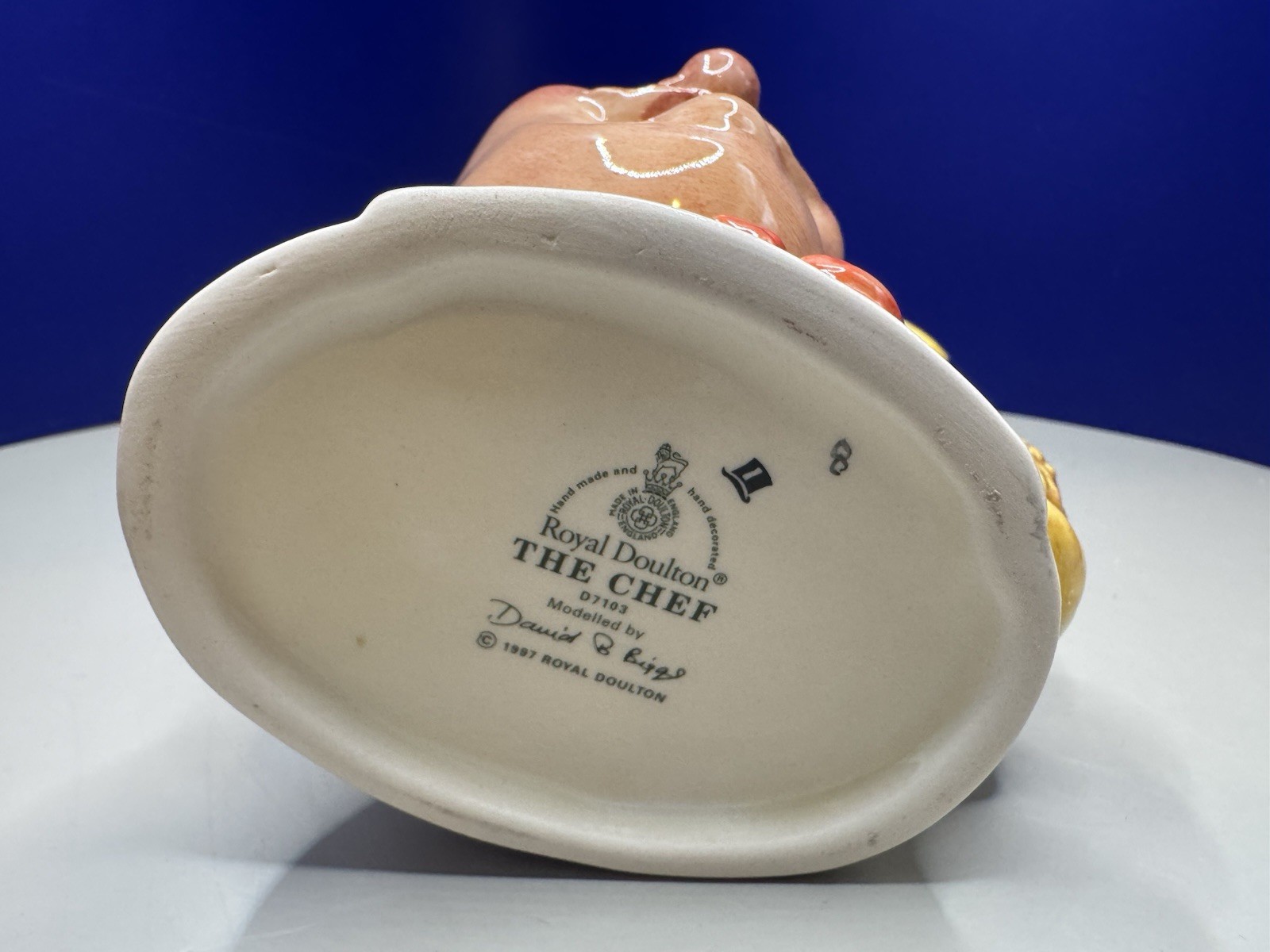 Royal Doulton Medium Character Toby Jug – ‘The Chef’ – D7103 – David Biggs 1997