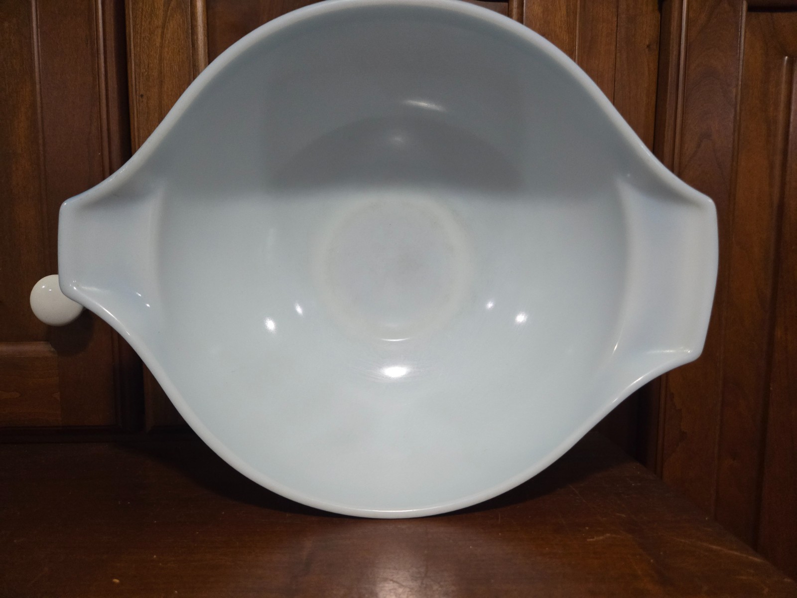 Pyrex 443 (2.5 Qt) & 444 (4 Qt) Snowflake Blue Garland Mixing Bowls – Read