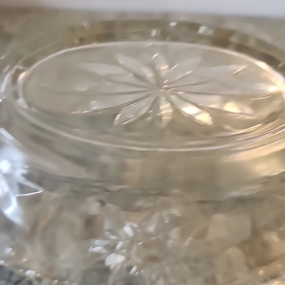 Boat Bowl Dish Crystal Banana Split Gondola EAPC Anchor Hocking Star of David