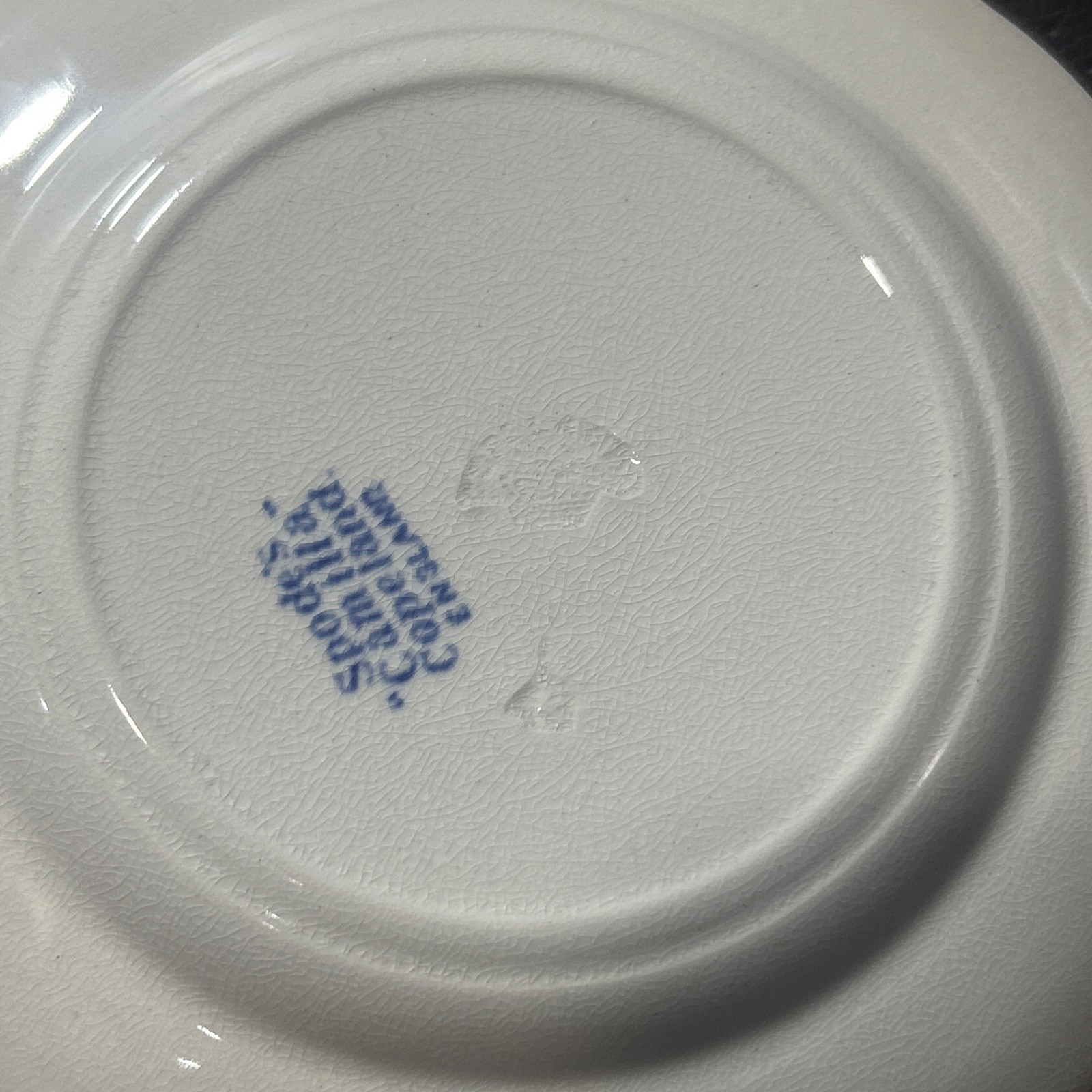 Vintage Copeland Spode Blue Camilla 6 1/4″ Bread and Butter Plates Set Of 6 +1
