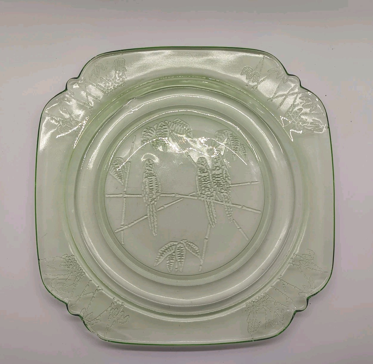 Depression Uranium Mixed Piece Glass Lot, 6 Pieces, UV Glow, VINTAGE