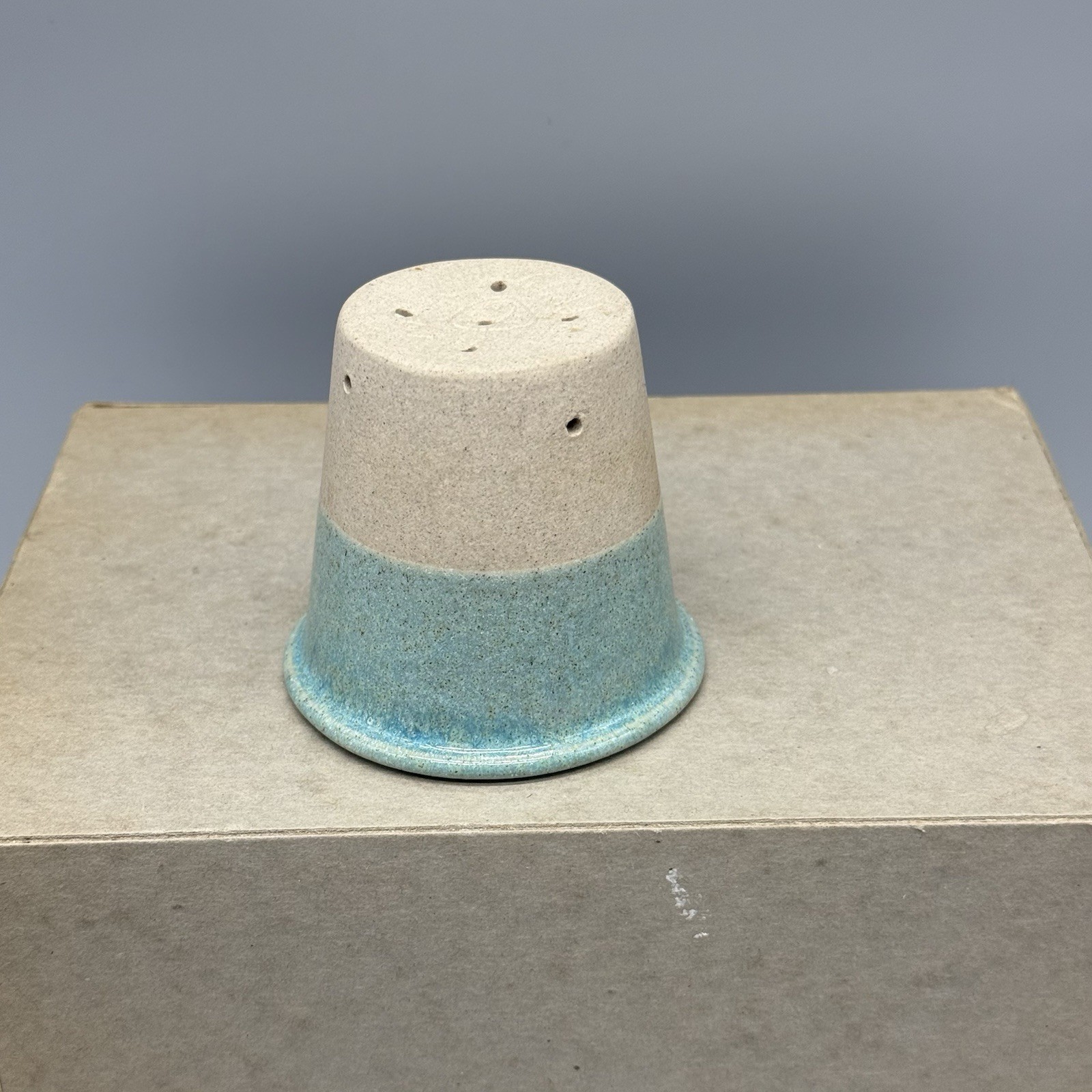 Glidden Pottery Teapot Tea Infuser Marked 607 Turquoise Alfred New York
