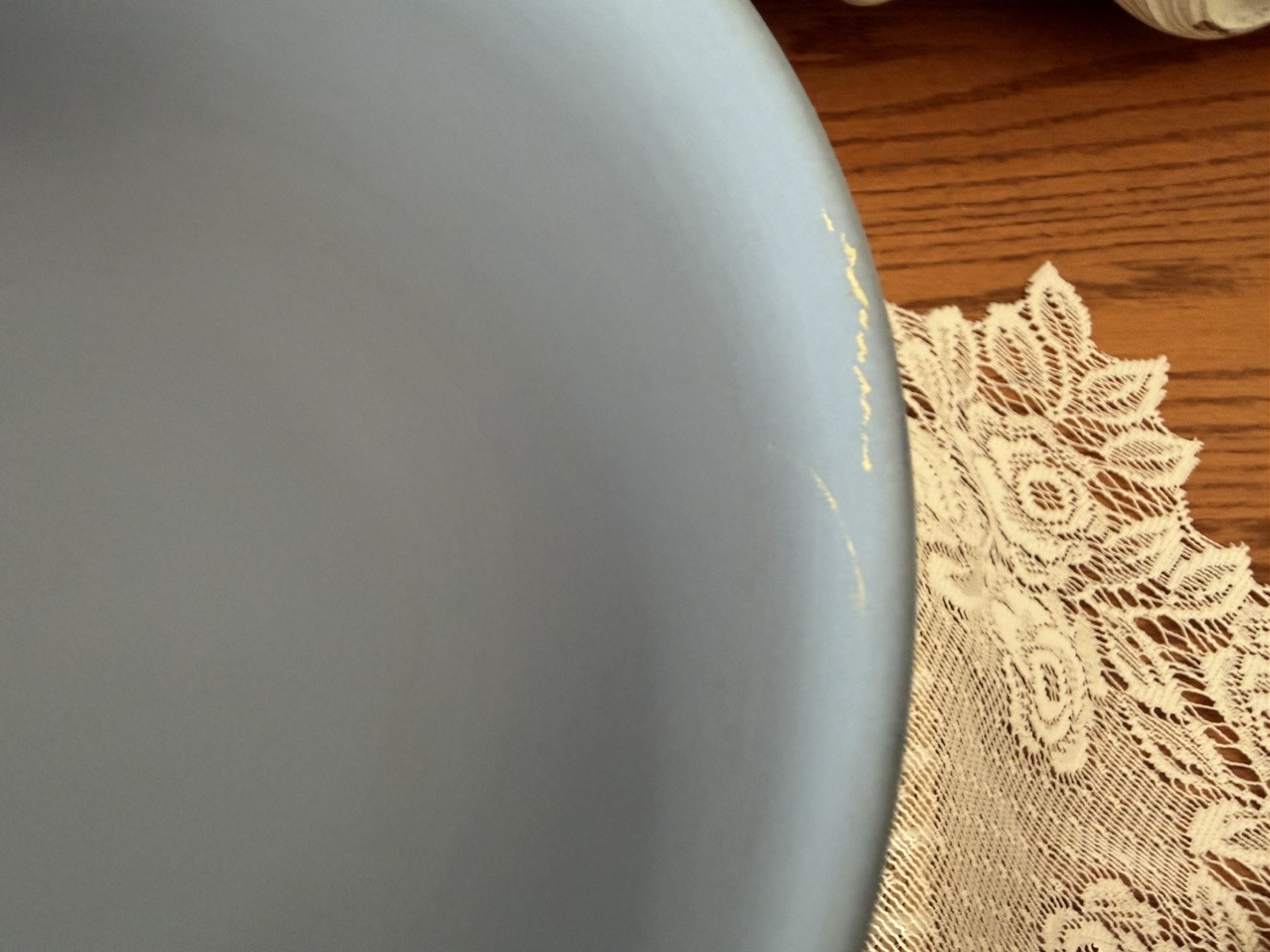 Vintage Wedgwood Blue Jasperware Neoclassical Sacrifice 8″ Bowl -Made in England