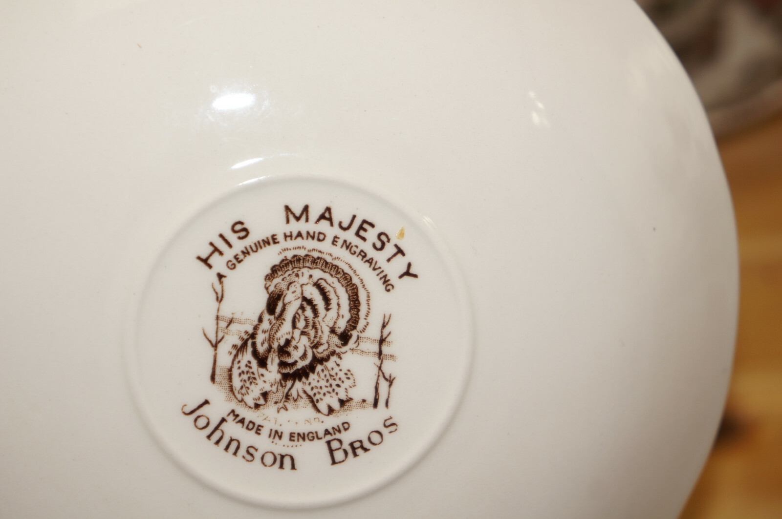 Johnson Brothers His Majesty (6) Cups, 2 1/4″ & (6) Saucers, 5 1/2″ (Box #2)