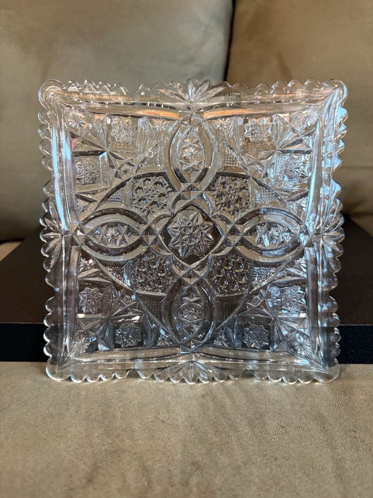Antique Bryce Higbee Banquet~ Medallion Rexford Euclid Alpha Pattern Plate