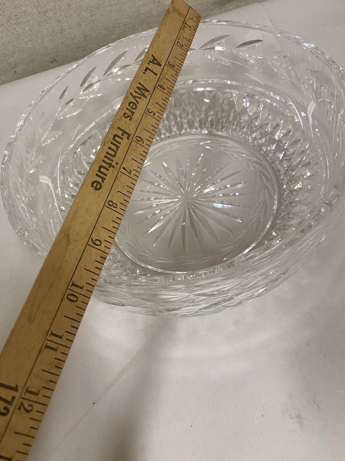 Vintage Waterford 10” Bowl Waterford Crystal. Center Bowl
