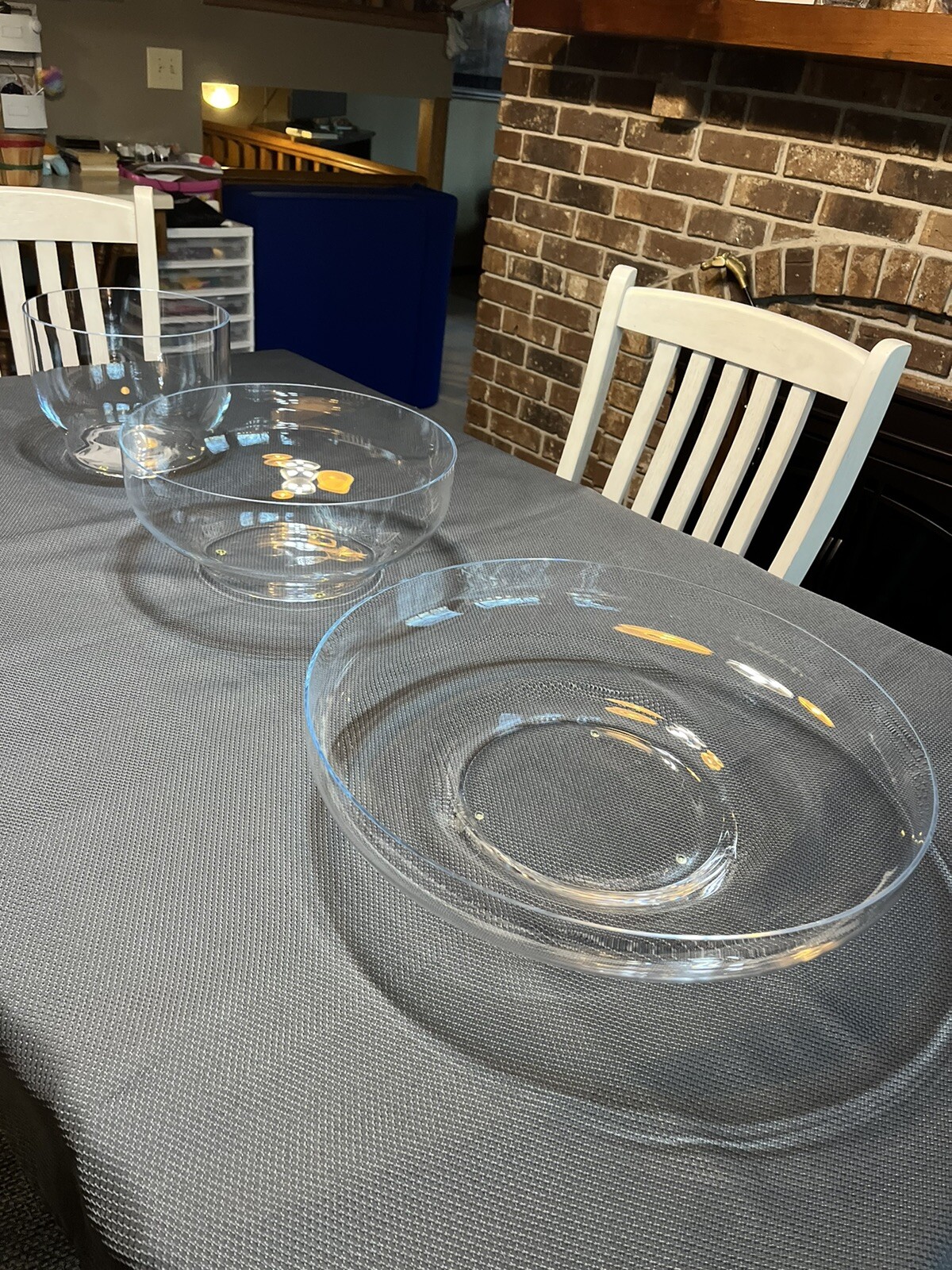 Iittala 3 Centerpiece Bowl Series Carina Seth-Andersson Glass 1998 Pick Up ONLY