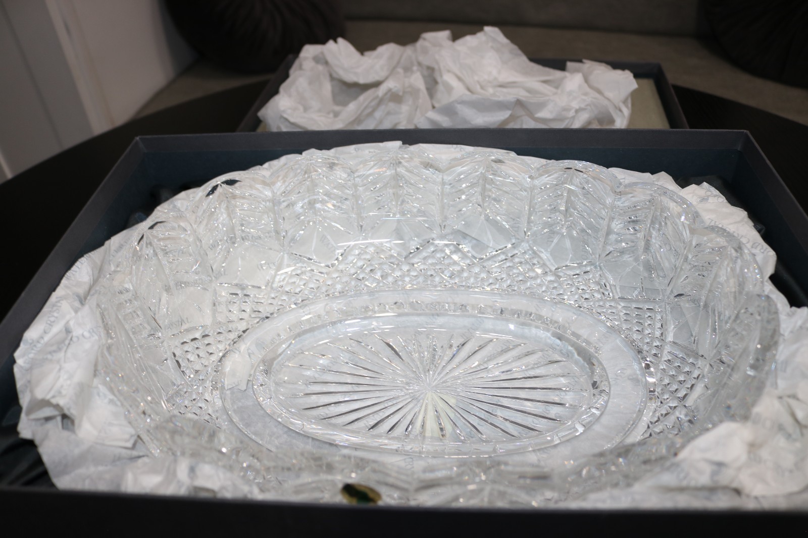 RARE Waterford Limited Edition Oval North Shore Bowl 47/50 Signed by Jim O’Leary