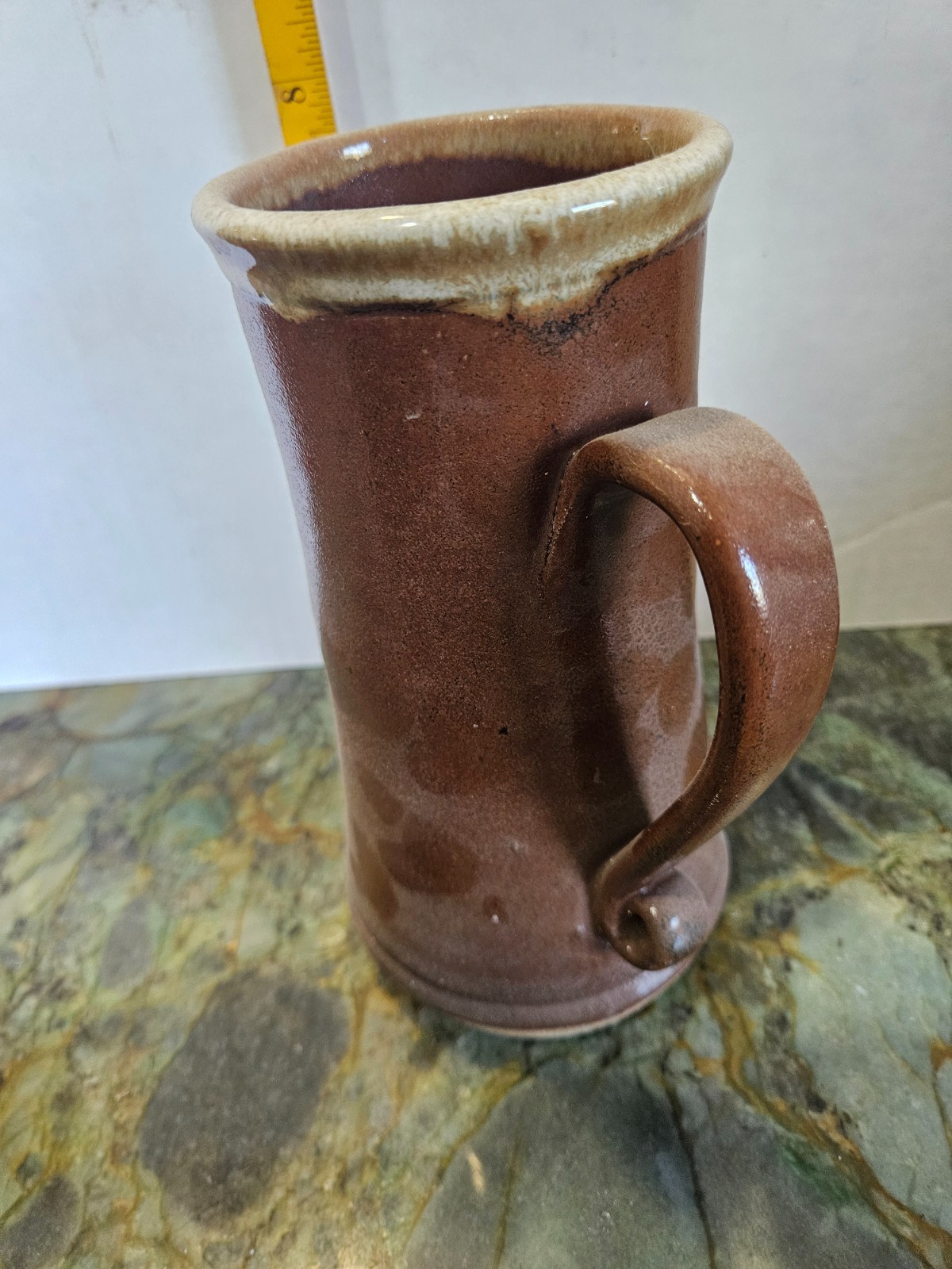 Vintage 1980s Art Pottery Funny 3D Stoneware Father’s Day Old Fart Coffee Mug