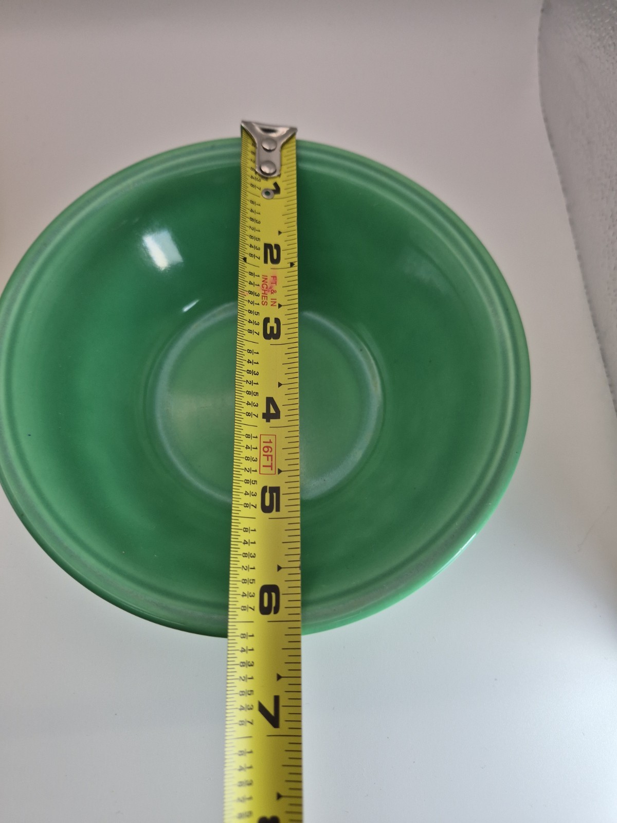 4 Vintage Ceramic Primary Stoneware Bowls Unmarked ~Cobalt Blue ~Green ~Yellow