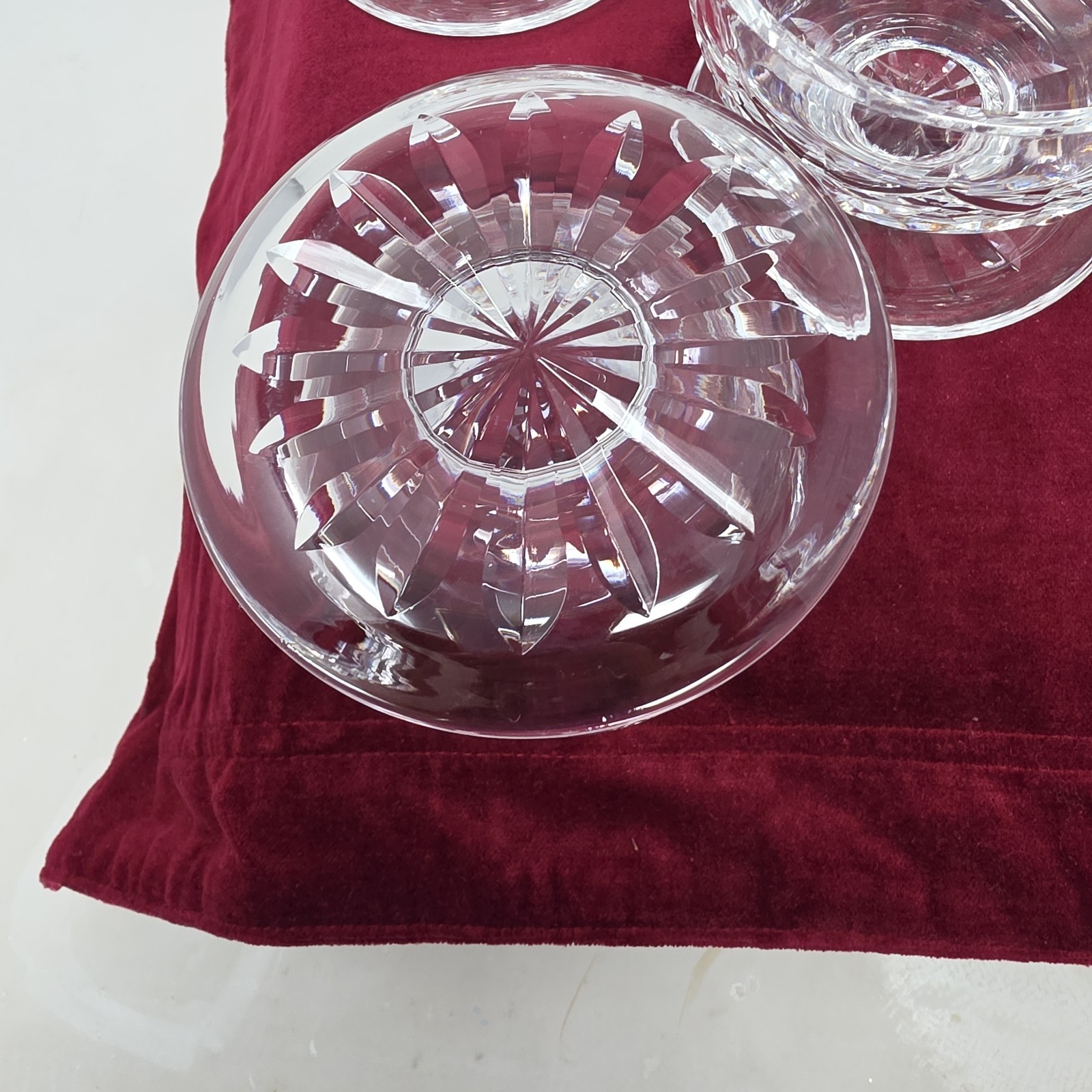 Waterford Lismore Set Of 6 Footed Dessert 3″