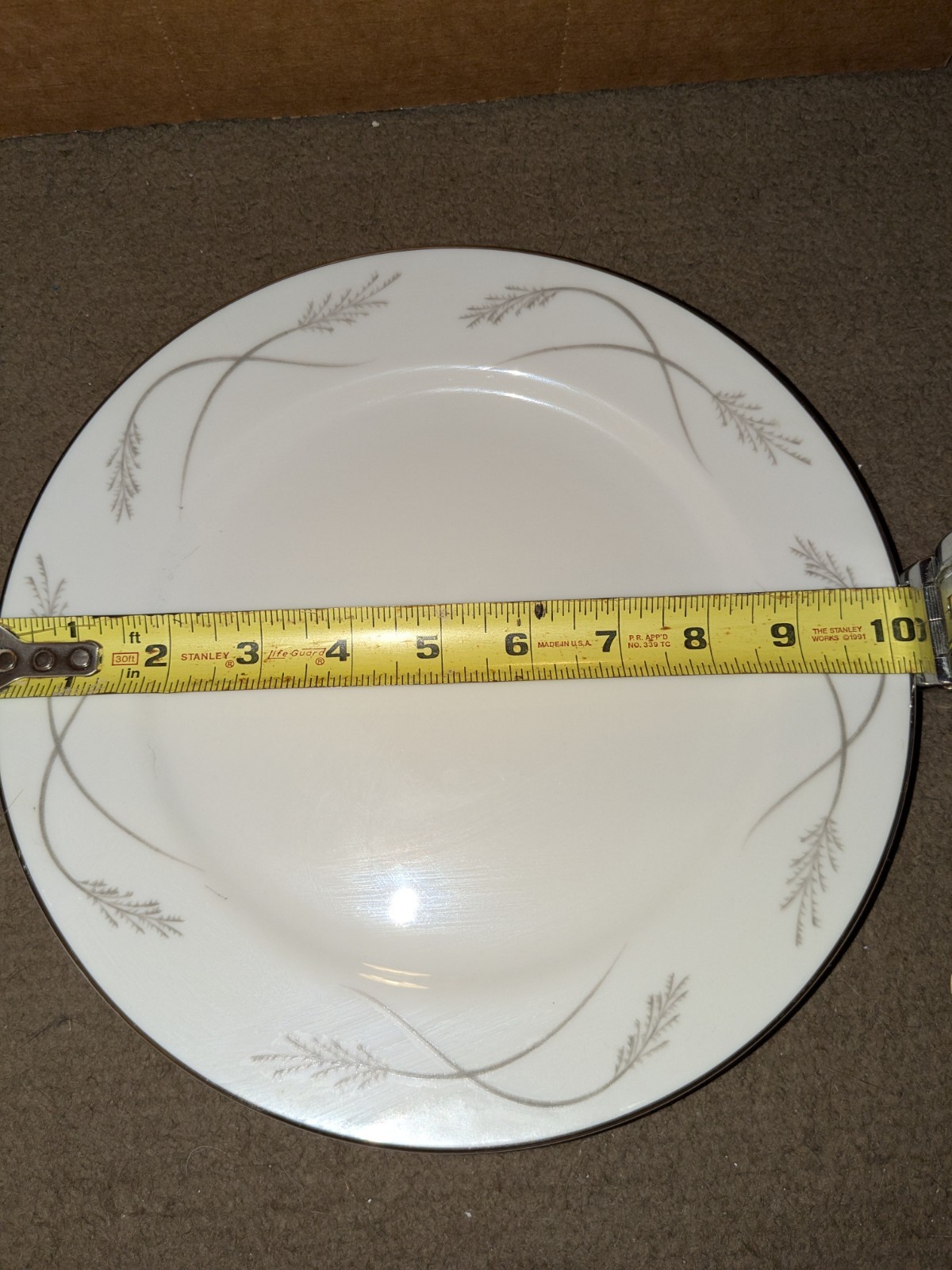 Mikasa Fine China Grace-ine pattern Dinner Plate 10.25″ New Replacement