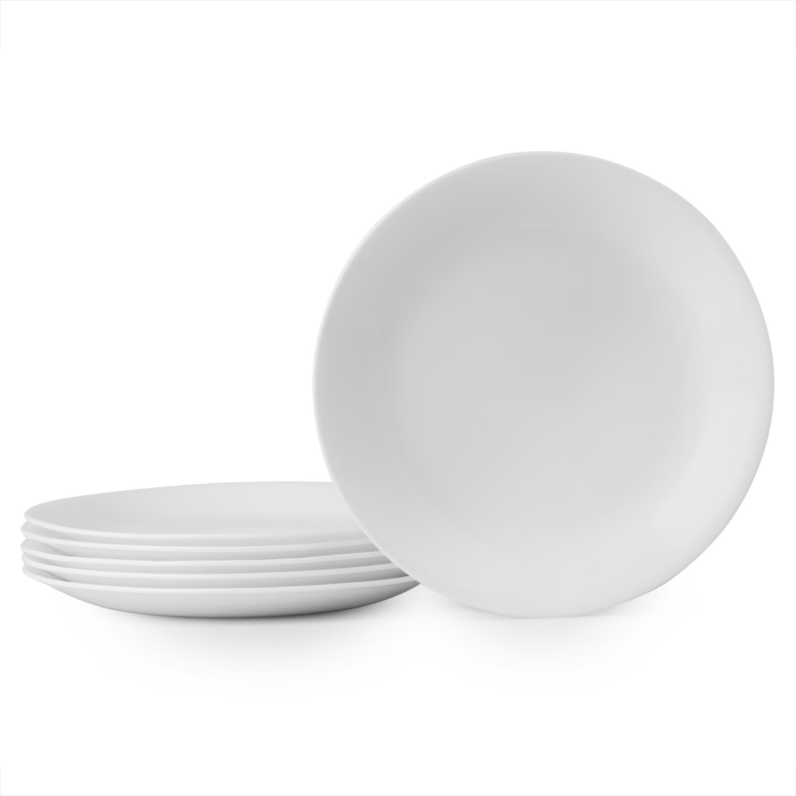 Corelle Livingware Winter Frost White 10.25″ Dinner Plate, Set of 6