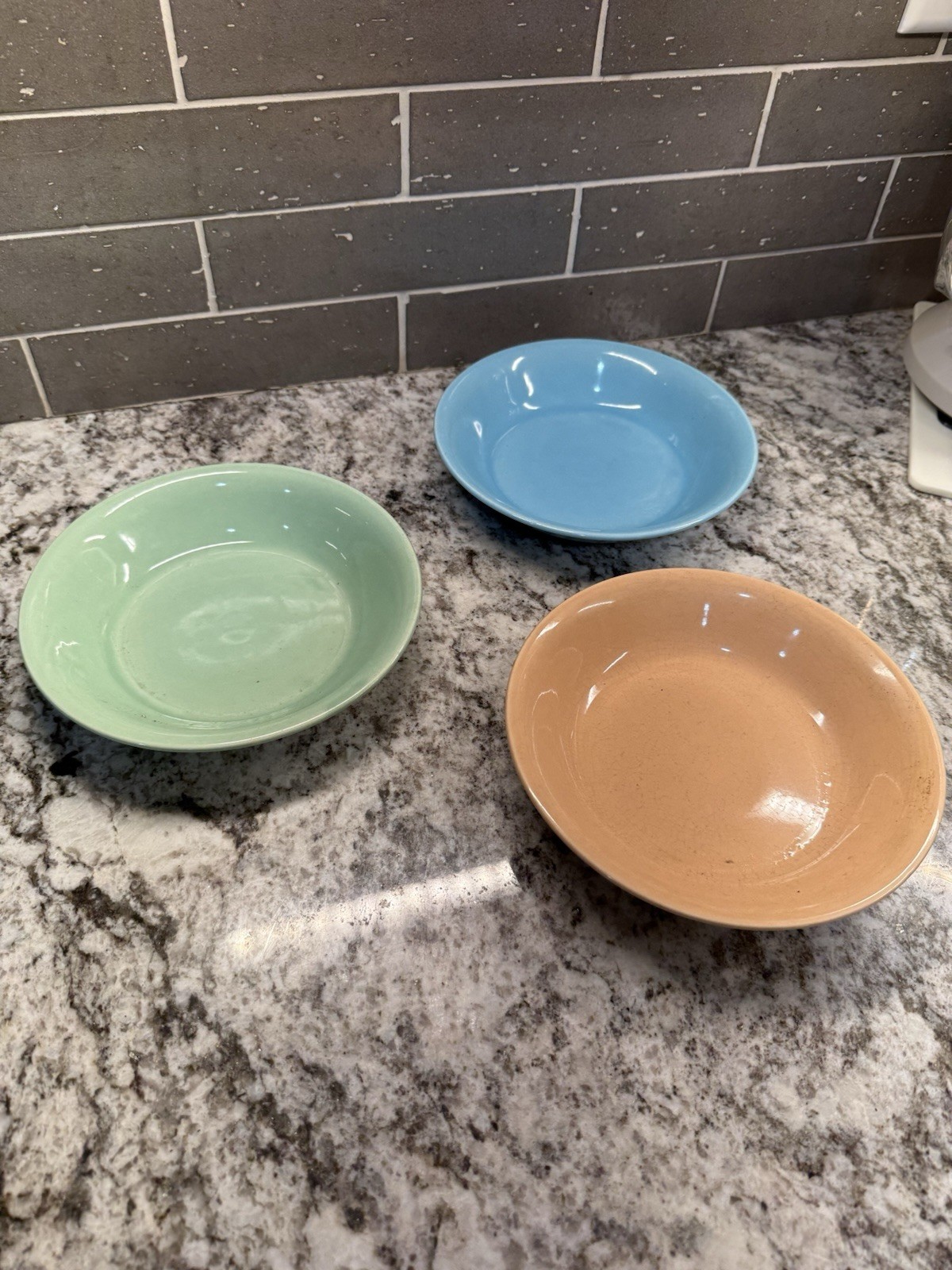 Vtg Universal Cambridge Largo Pastel Dishes Mixed Lot MCM Harlequin