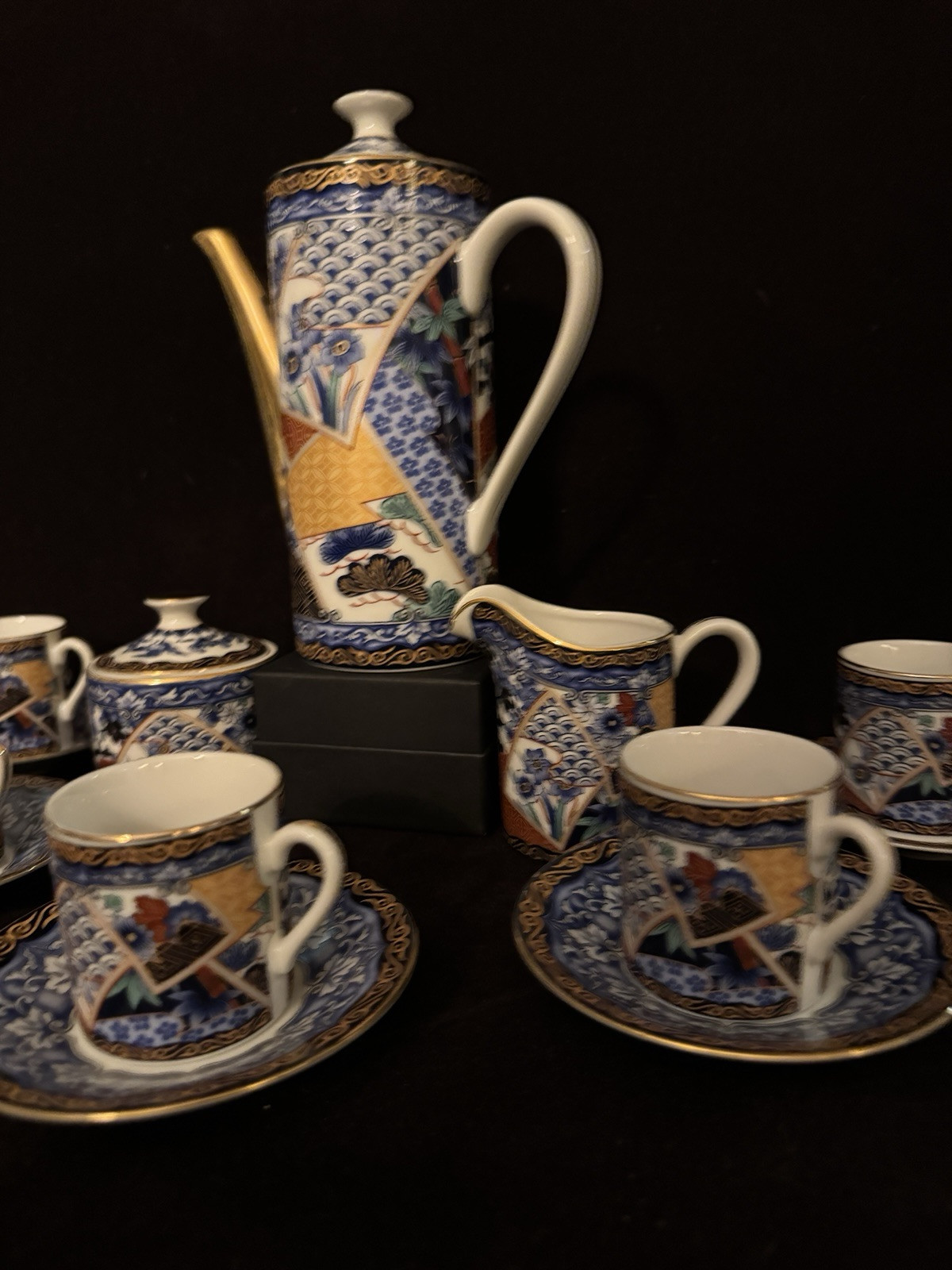 Vintage Japanese Demitasse Set