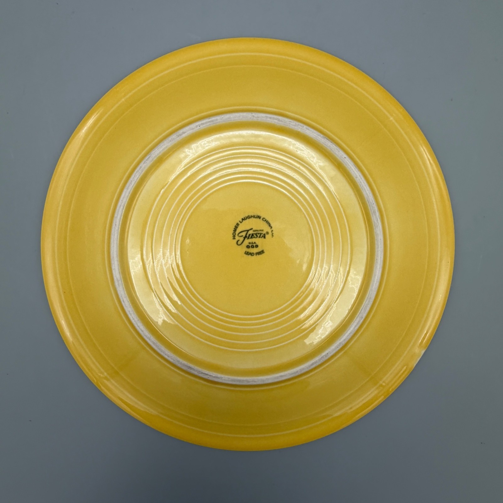 Fiesta Yellow Ceramic 10 1/2-Inches Dinner Plate Homer Laughlin USA