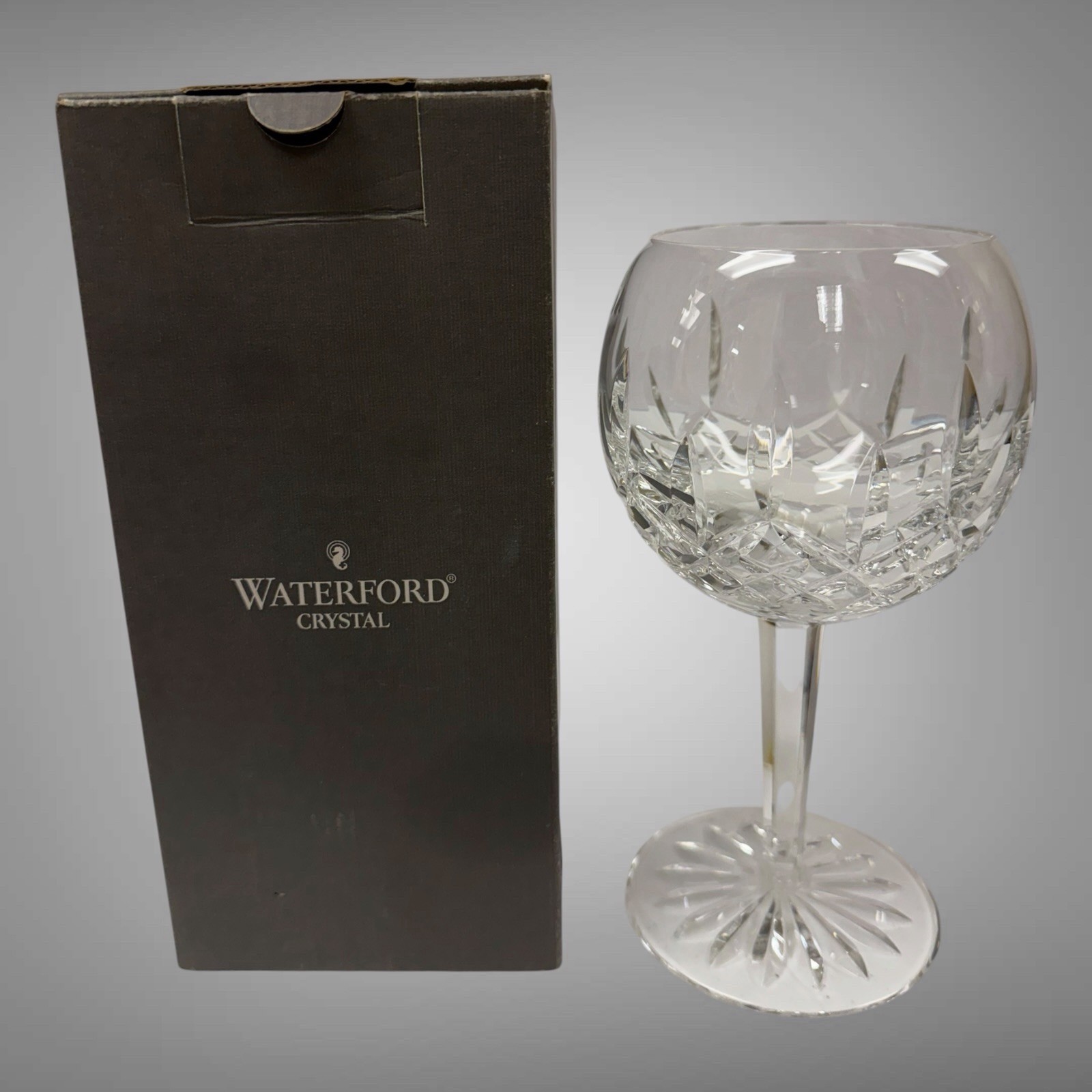 Waterford Lismore Oversized Balloon Wine Glass in Original Box