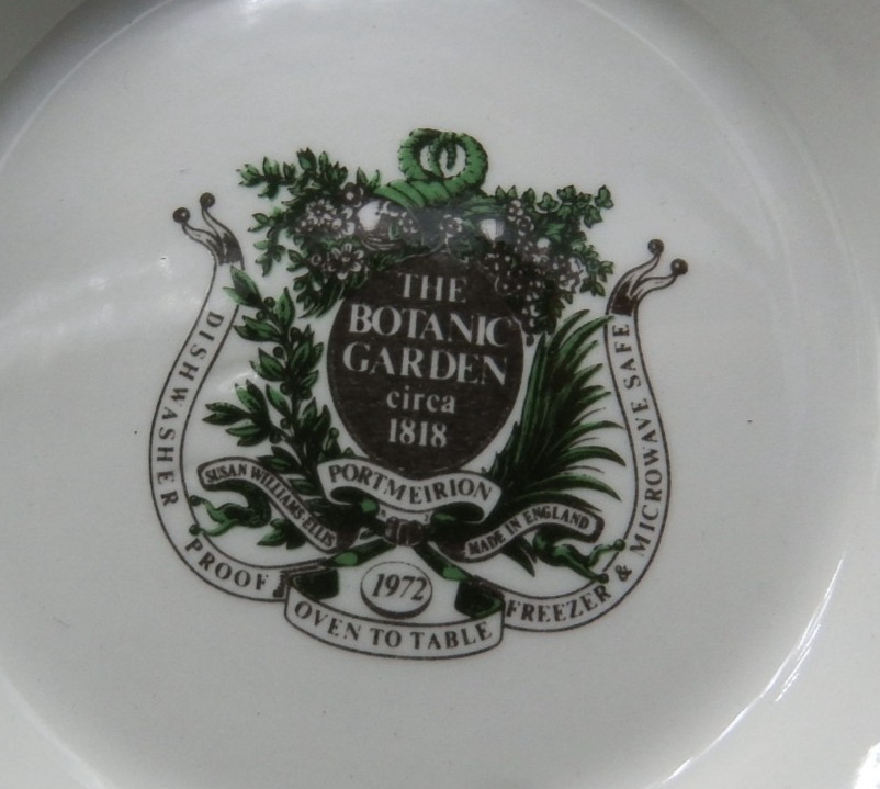 Portmeirion The Botanic Garden 10 1/2″ Coffee Pot Shrubby Peony Dragonfly MINT!