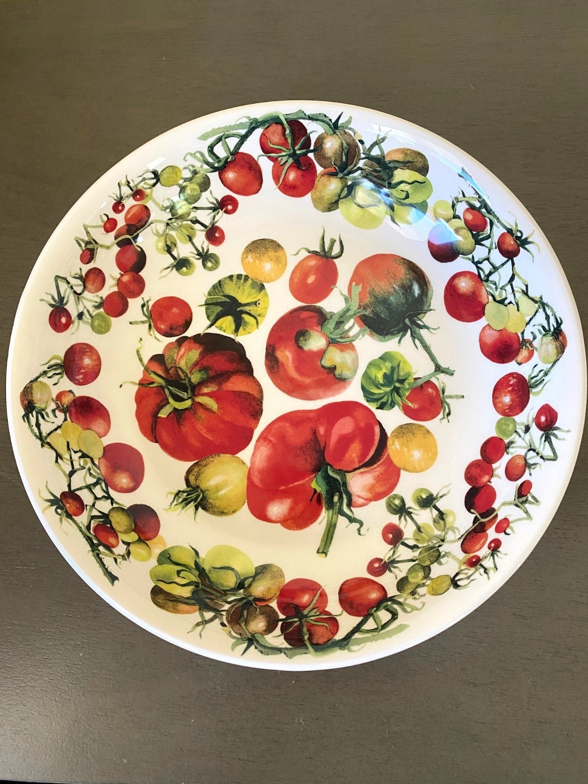 Emma Bridgewater Vegetable Garden Tomatoes Medium Pasta Bowl – 9 1/2 inches