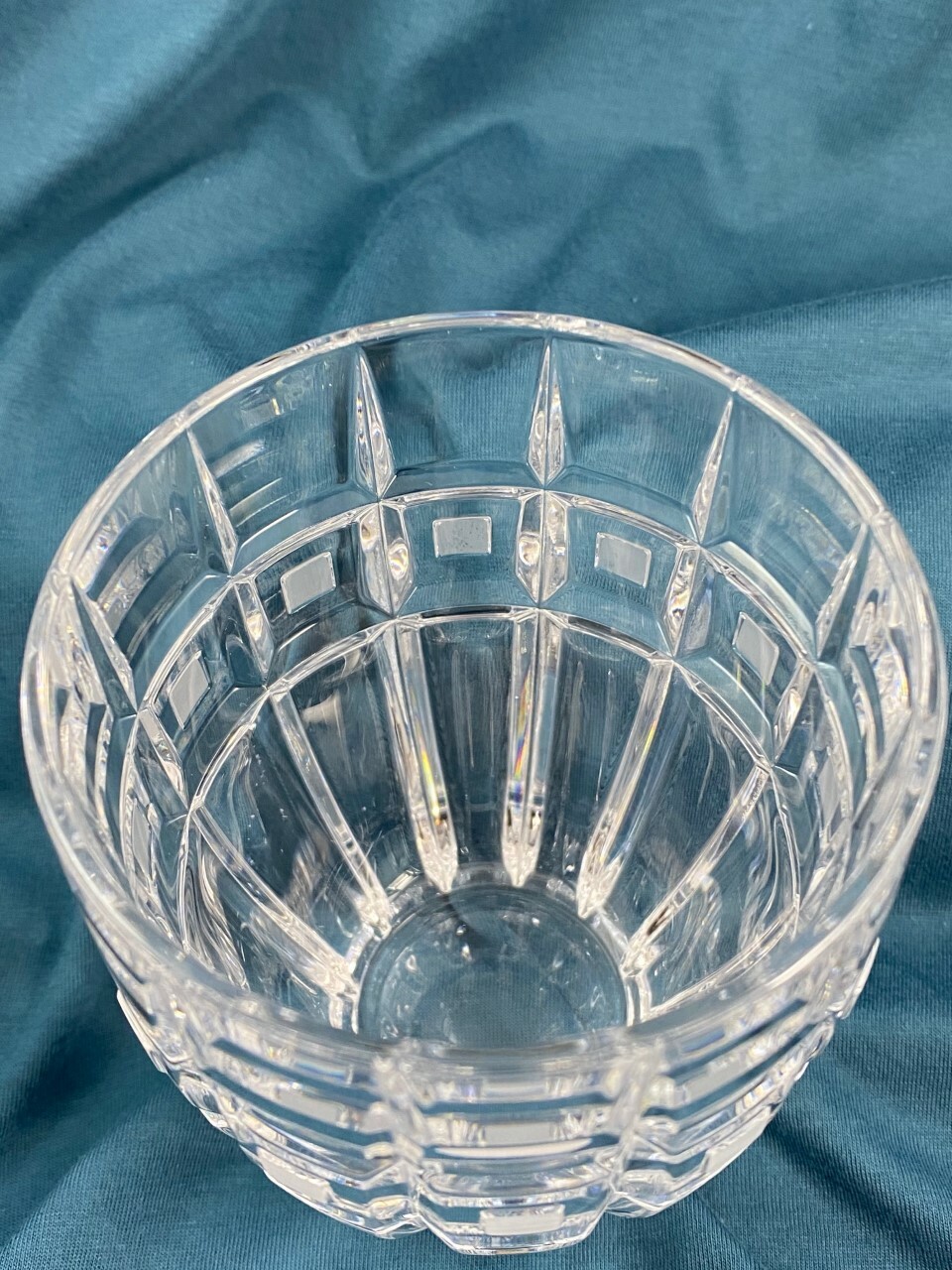Stunning MARQUIS by WATERFORD Crystal QUADRATA Double Old Fashion