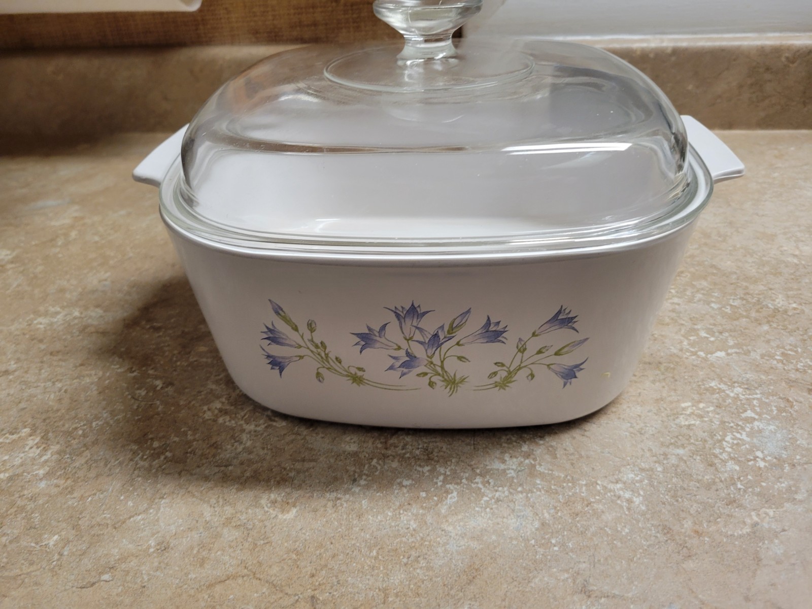 Corning Ware blue dusk 5 liter cassarole with lid