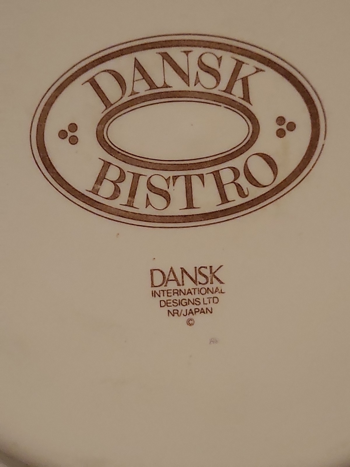 Dansk Christianshaven Blue Bistro Salad Dessert Plates Set of 4 Japan 8 3/4″