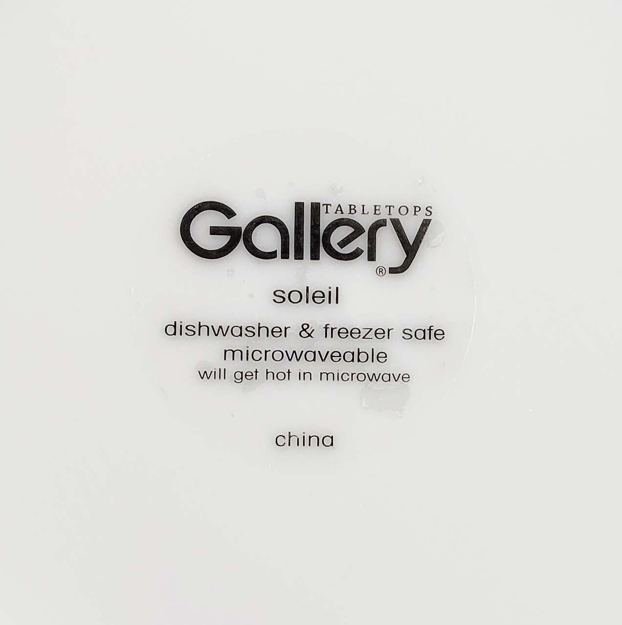 4 Tabletops Gallery Soleil Salad Plates Dishes Classic White Porcelain 8 1/8″