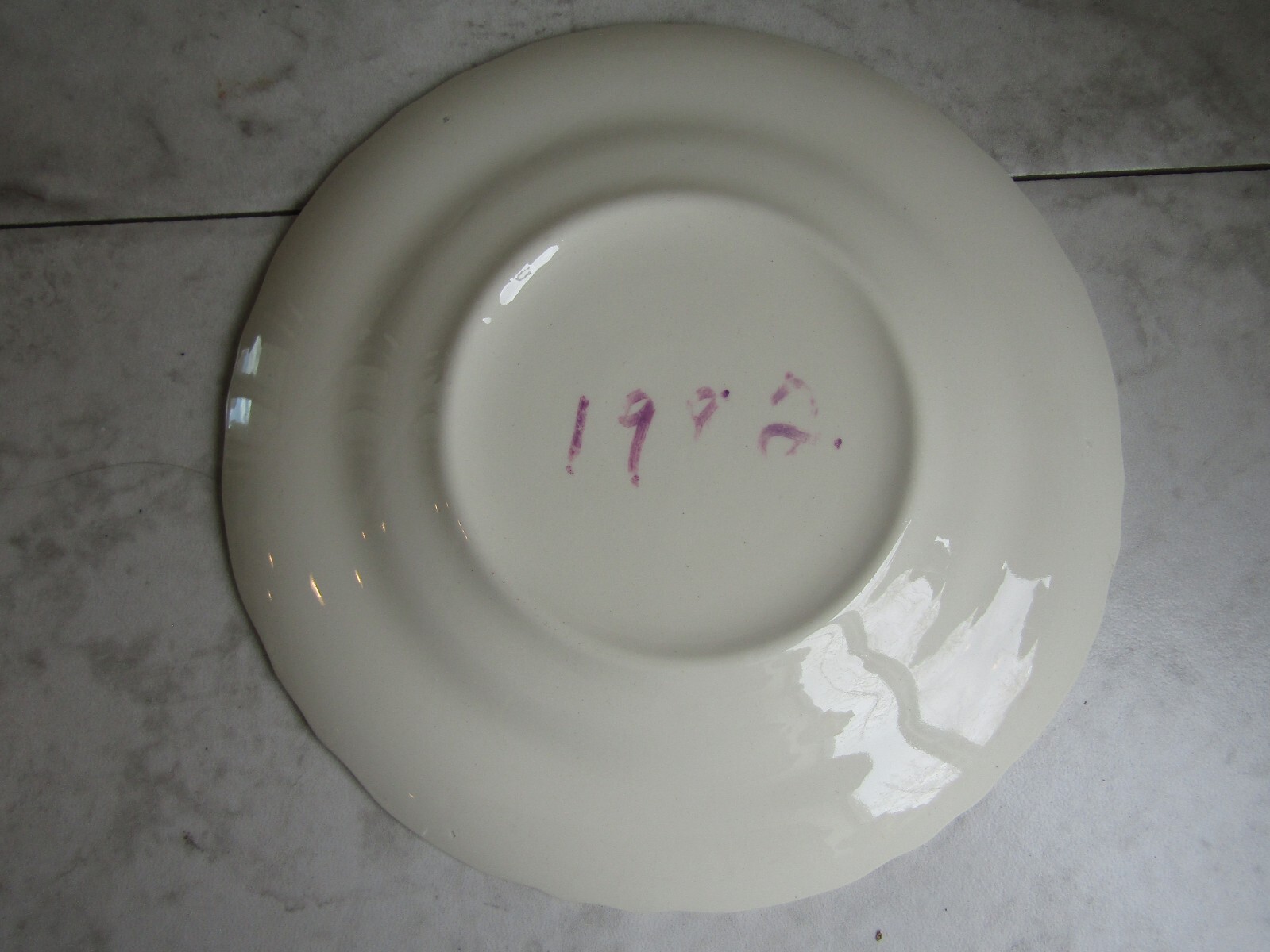1982 Souvenir North Carolina Tarheel State Plate Platter Dish