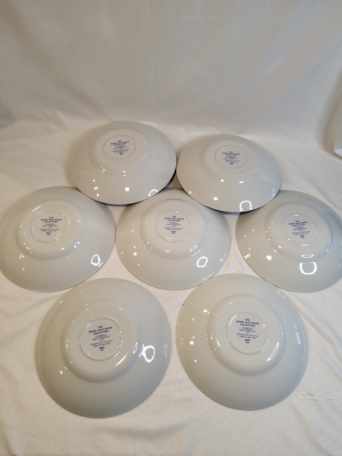 Spode Vintage Copeland Camilla Large Soup Cup and Saucer – 2 Piece Set.