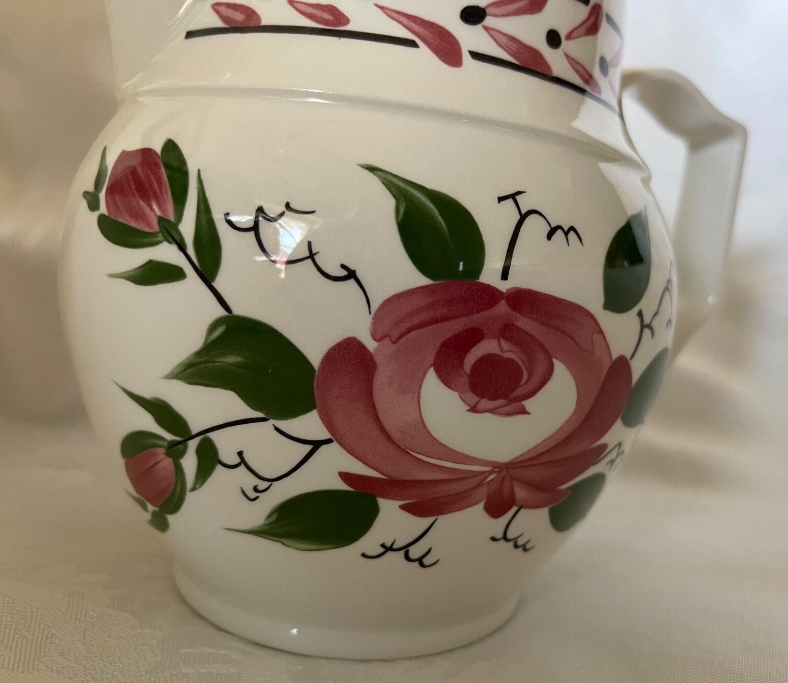 Retired! 1992 Portmeirion – WELSH DRESSER – 6″ JUG – 32 oz capacity