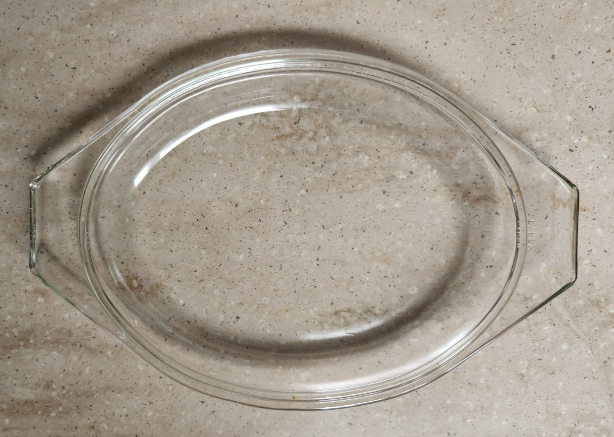 PYREX Mod Kitchen Oval Casserole Dish – 1.5 Qt – Promo, 1958