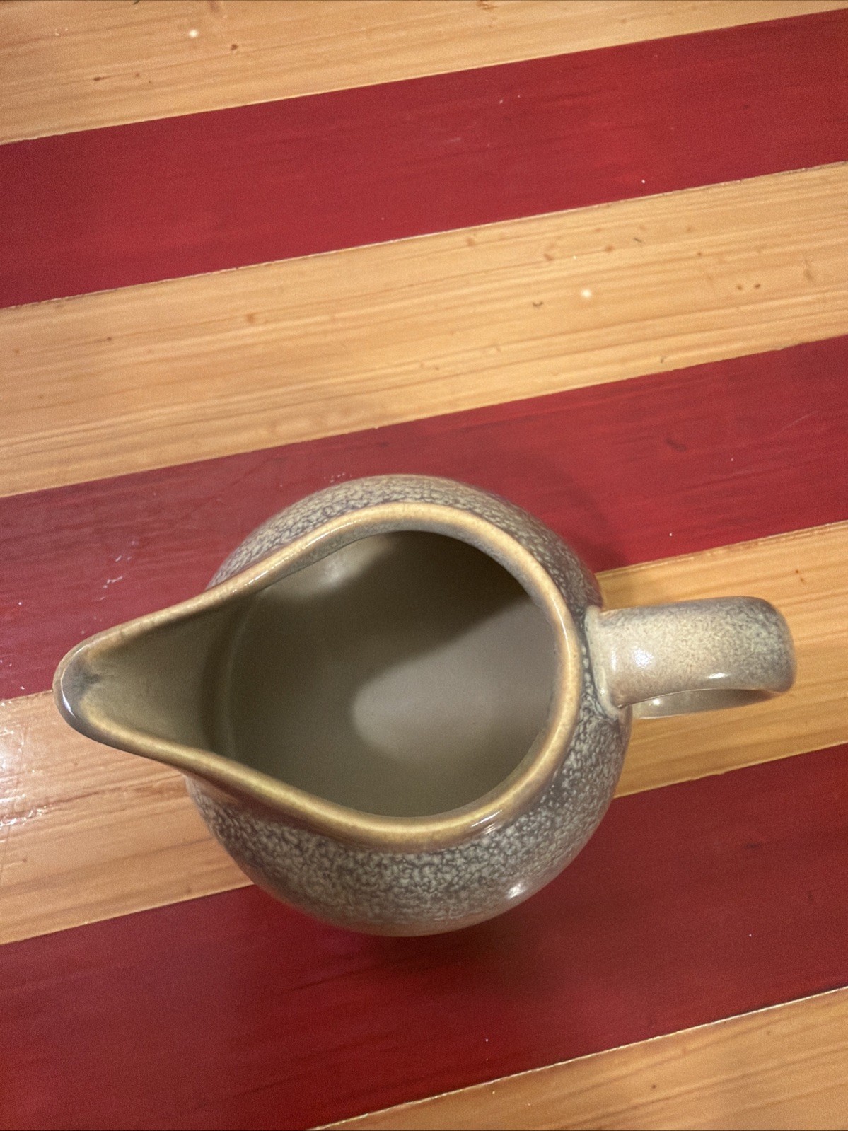EVOLUTION ~ Dudson Glazed Tan Blue Gray Pottery Pitcher England Stoneware