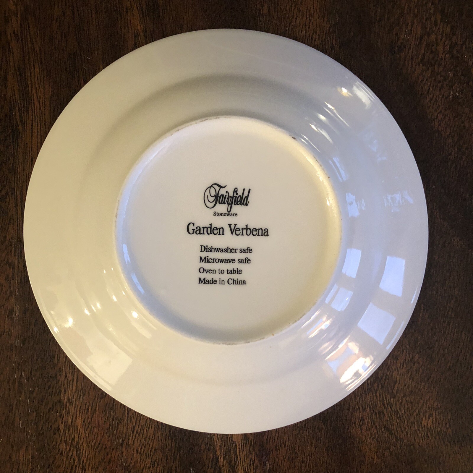 FAIRFIELD SETTING GARDEN VERBENA 7 7/8″ SOUP/SALAD BOWL 1 OF 6 SOLD SEPARATELY