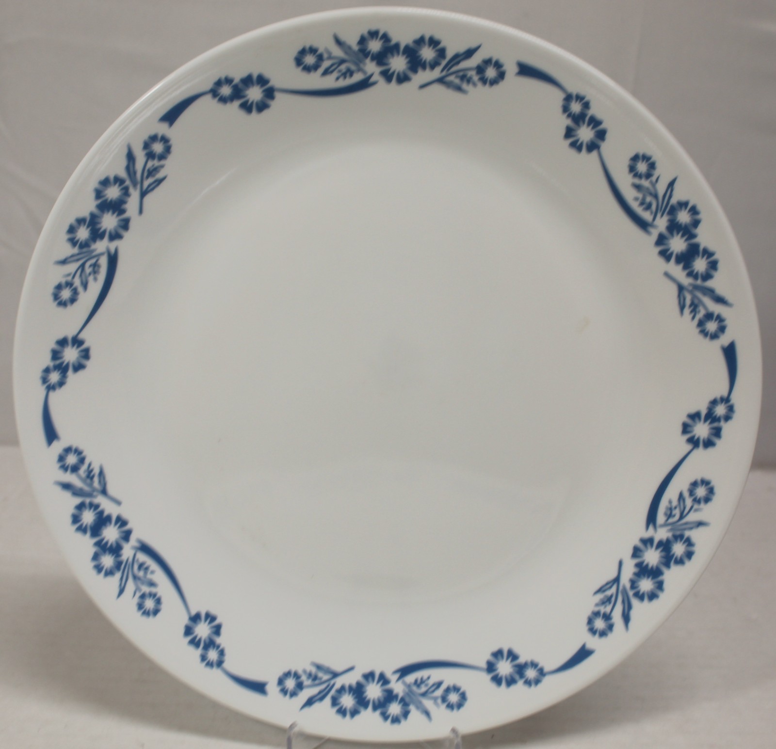 4 Corelle 60th. Anniversary Blue CORNFLOWER 10.25″ Dinner Plates USA