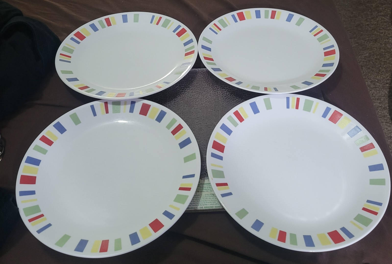 Corelle Corning MEMPHIS 10-1/4″ Dinner Plates Set Of 4