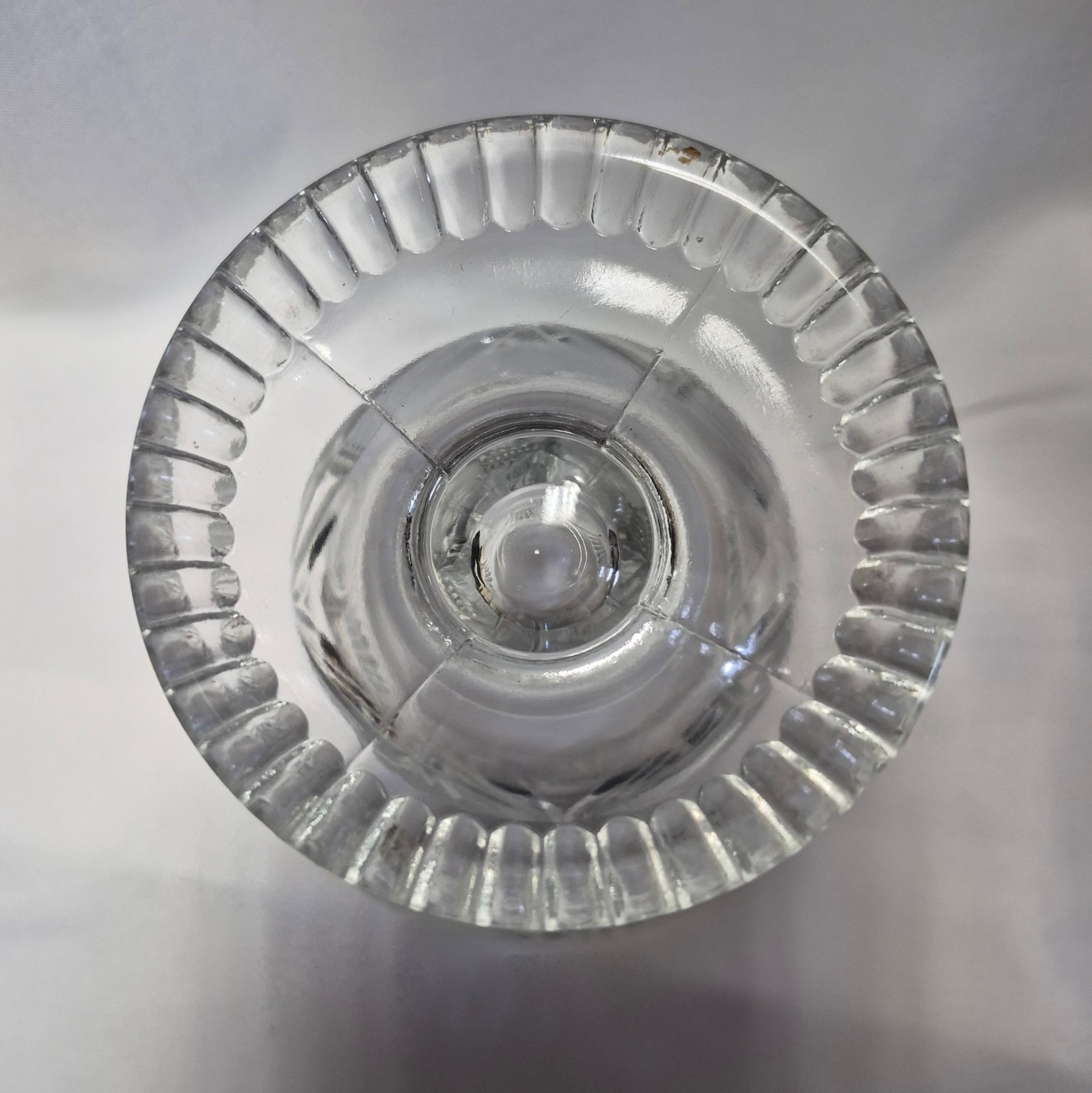 Frosted Circle Covered Sugar Bowl Bryce Bros. Pattern Glass