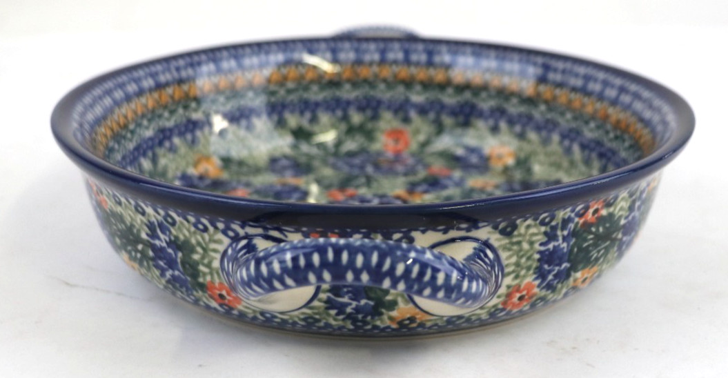 Polish Pottery UNIKAT 1757 Teresa 2007 Ultimate 8×2 Floral Handmade