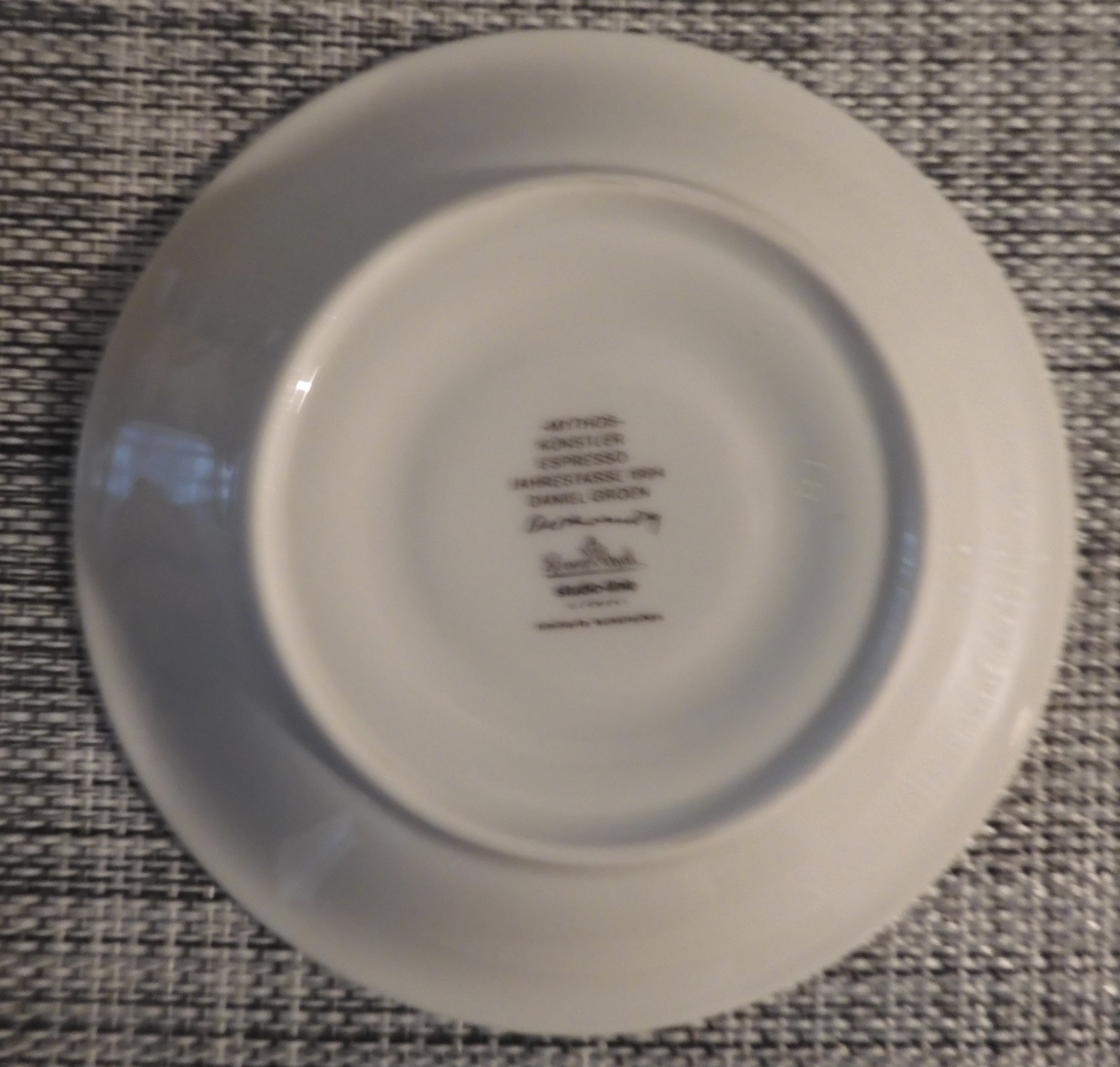 Rosenthal Espresso Cup Saucer Daniel Groen Mythos 1994 Gold Nude Woman RARE