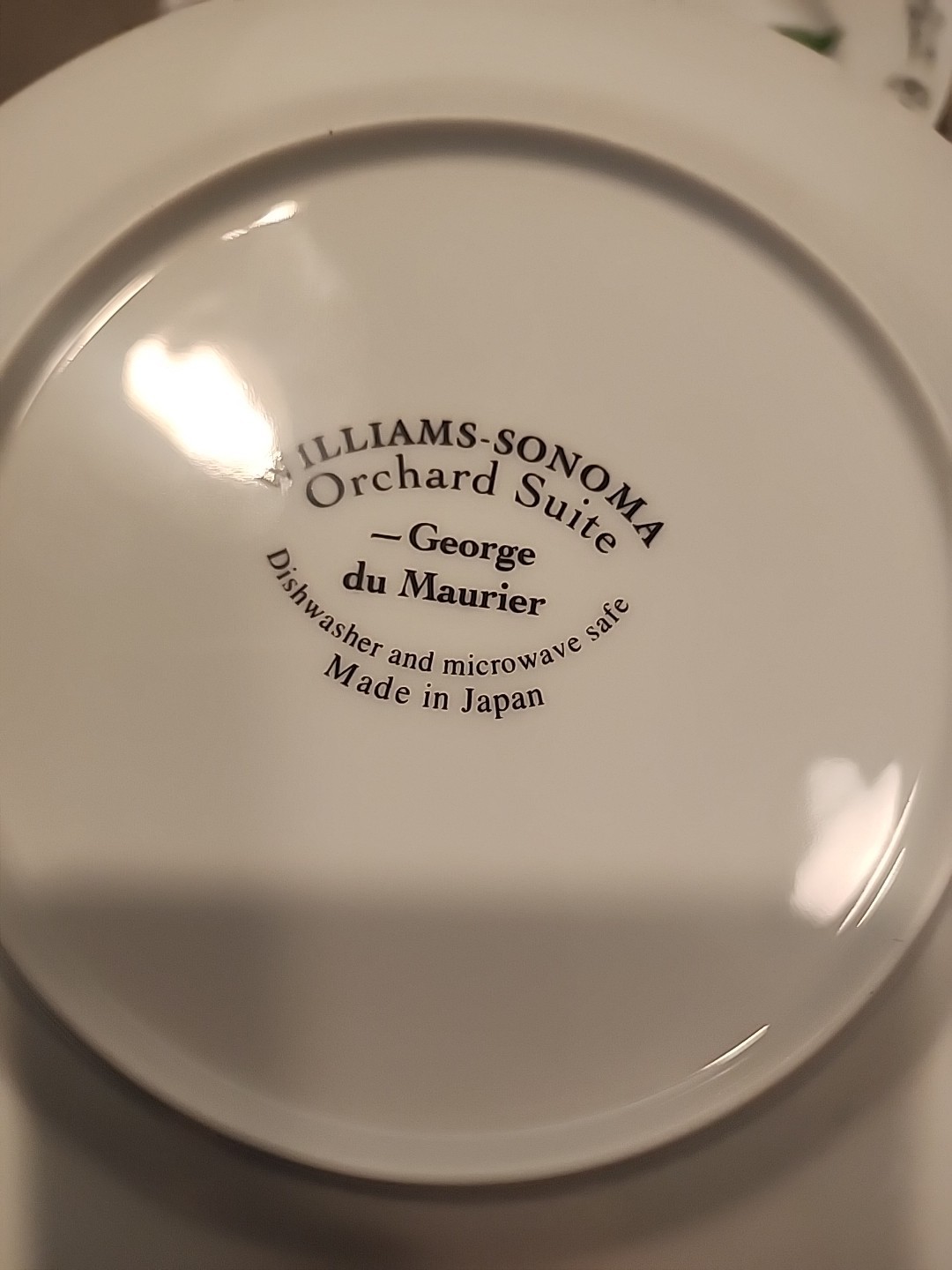 WIlliams-Sonoma Orchard Suite Japan 7 7/8″ Accent Salad Plate Set Of 4 Fruit