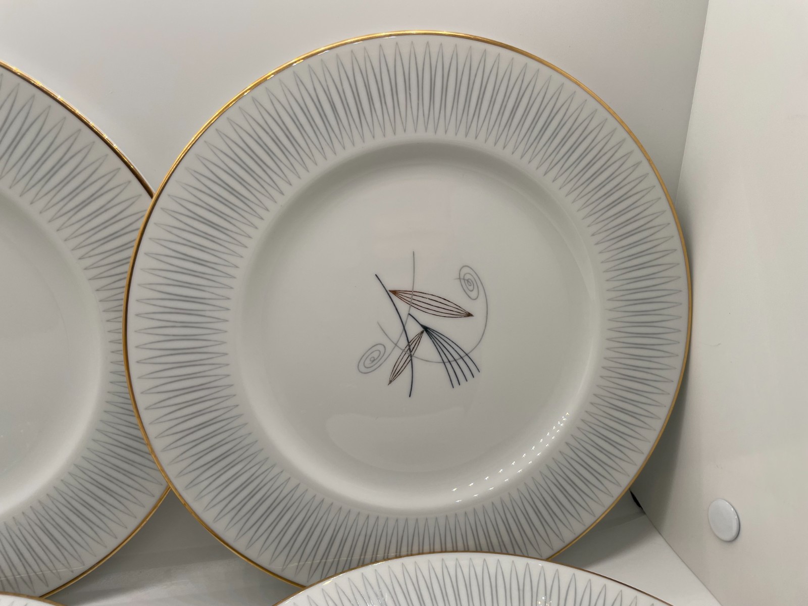 Noritake Clinton 8 3/8 Inch Salad Plate Set of 4 Great