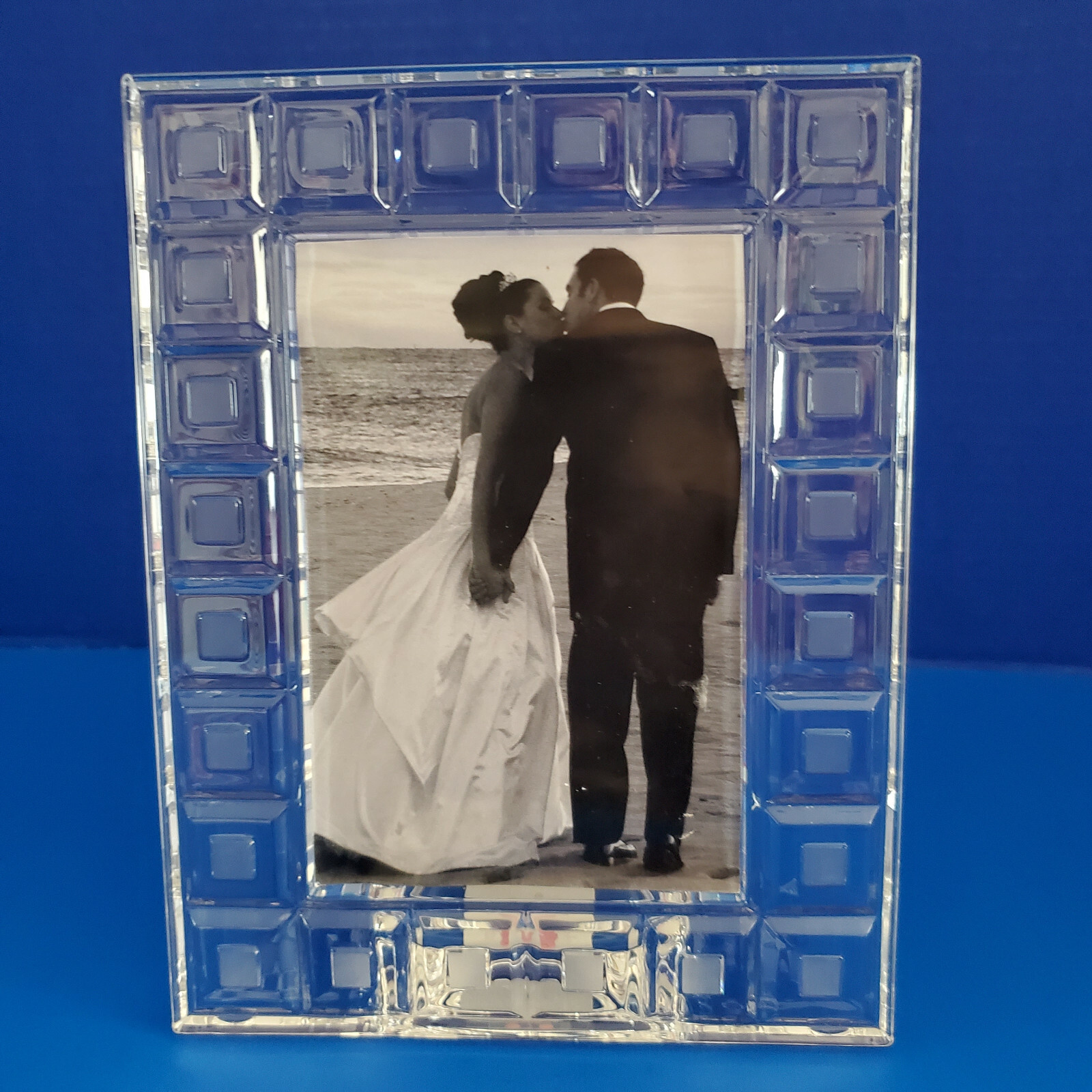 New Waterford Marquis Lead Crystal 4 X 6 Picture Frame, Quadrata FREE SHIPPING