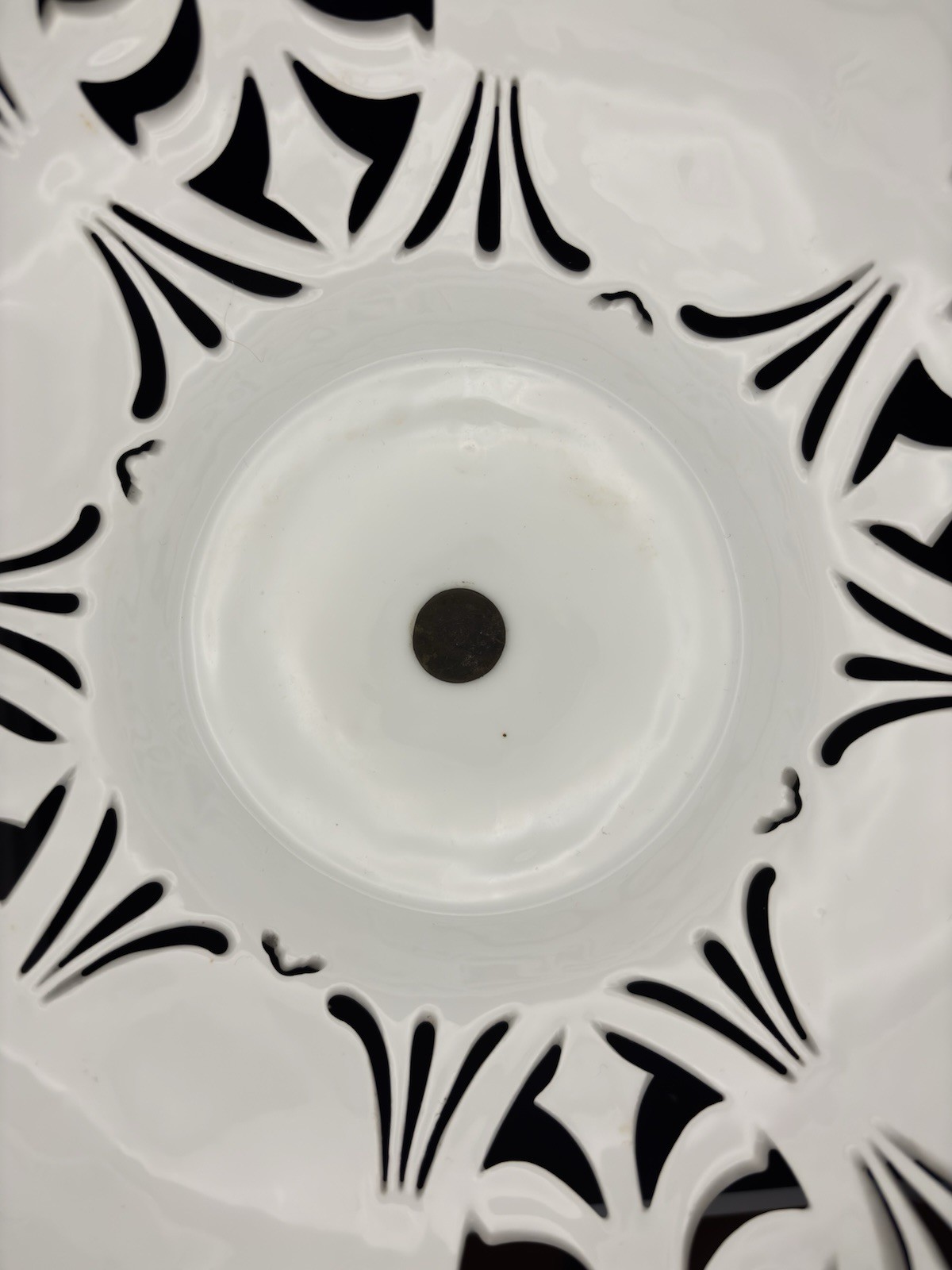 Jean Pouyat Limoges JPL Porcelain Centerpiece Bowl Compote 9.5″