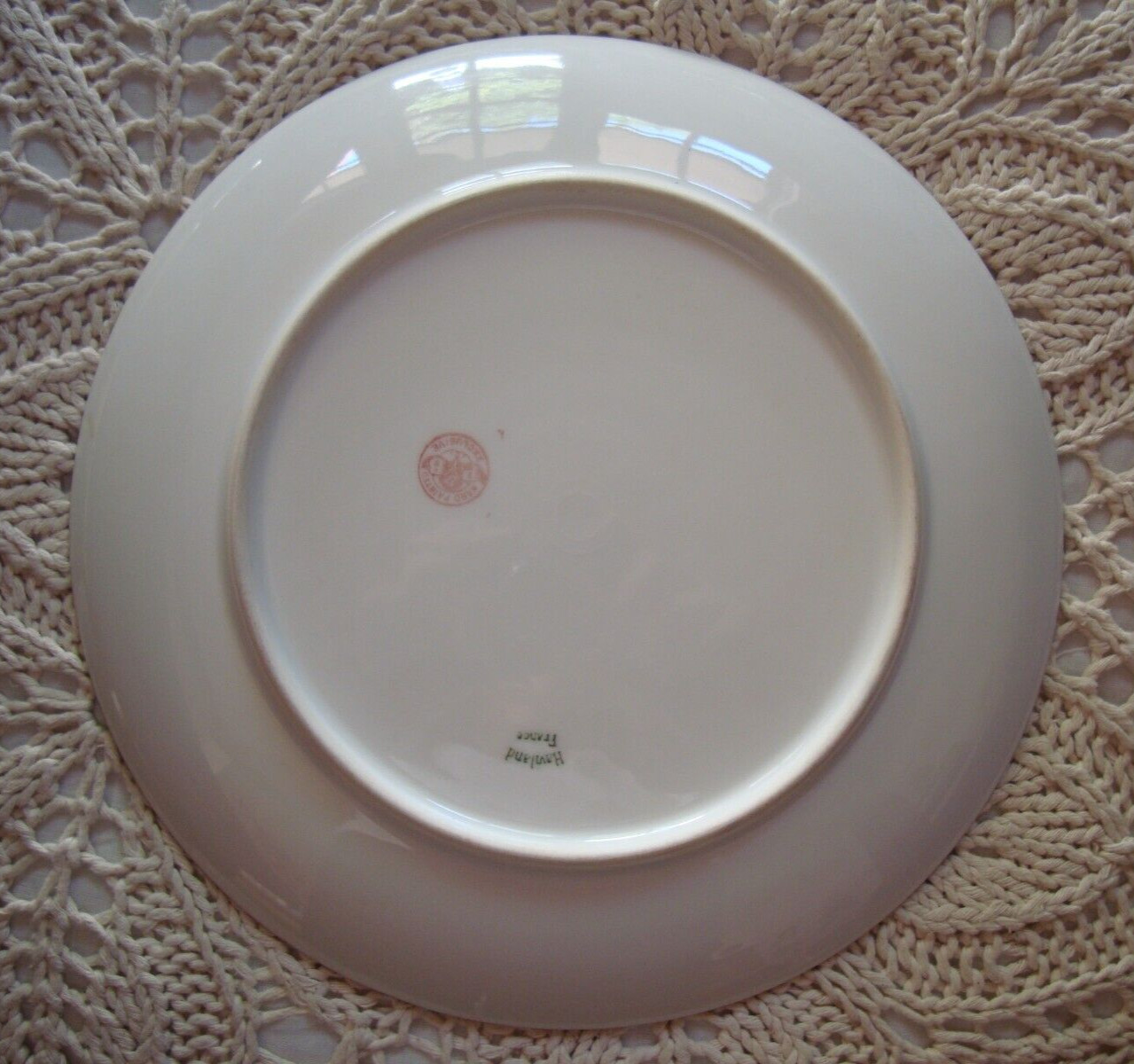 HAVILAND LIMOGES HAND PAINTED PLATE PICKARD ARTIST “MICHEL” VIOLETS &GOLD 8 1/2″